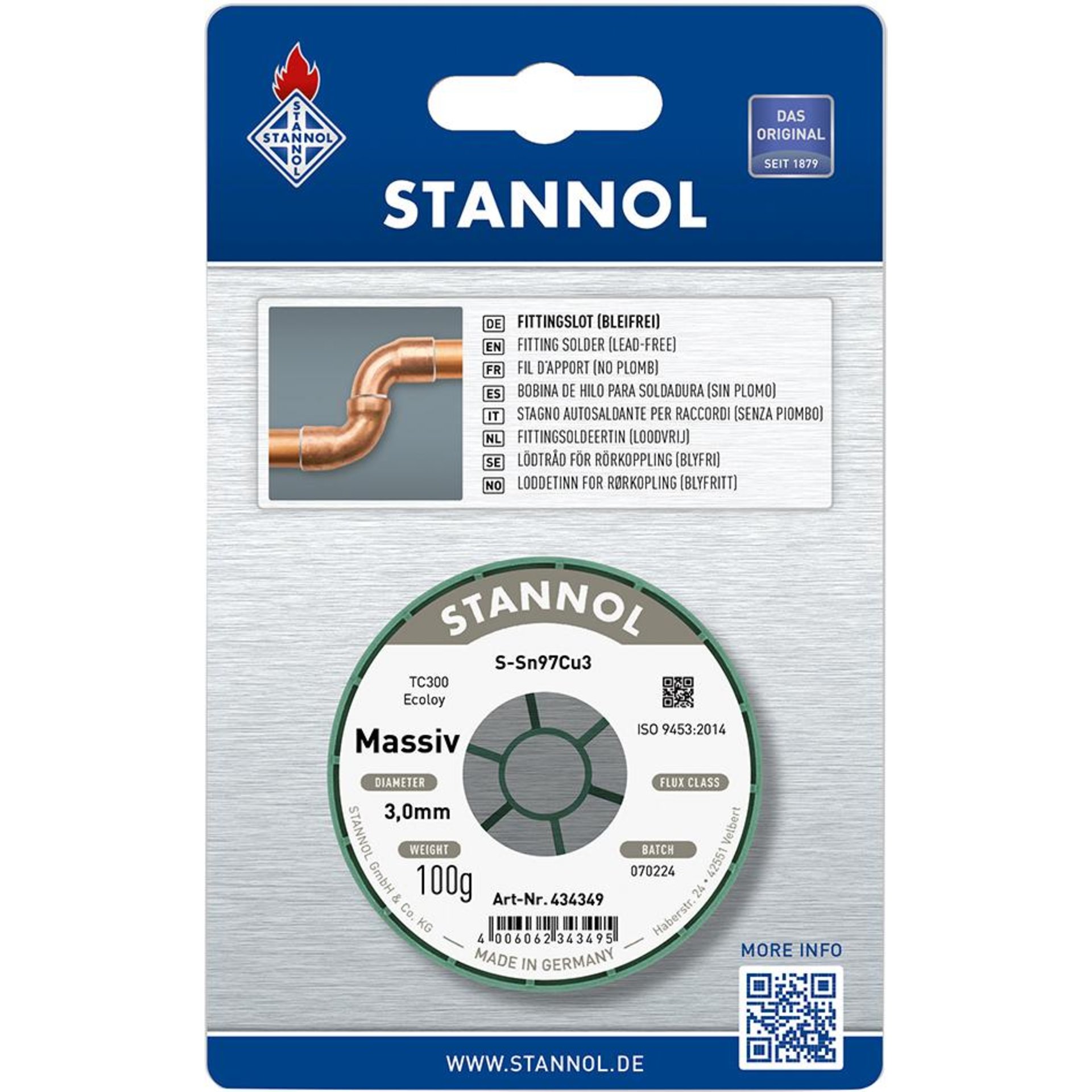Fittingslot Nr. 940472 SBStannol
