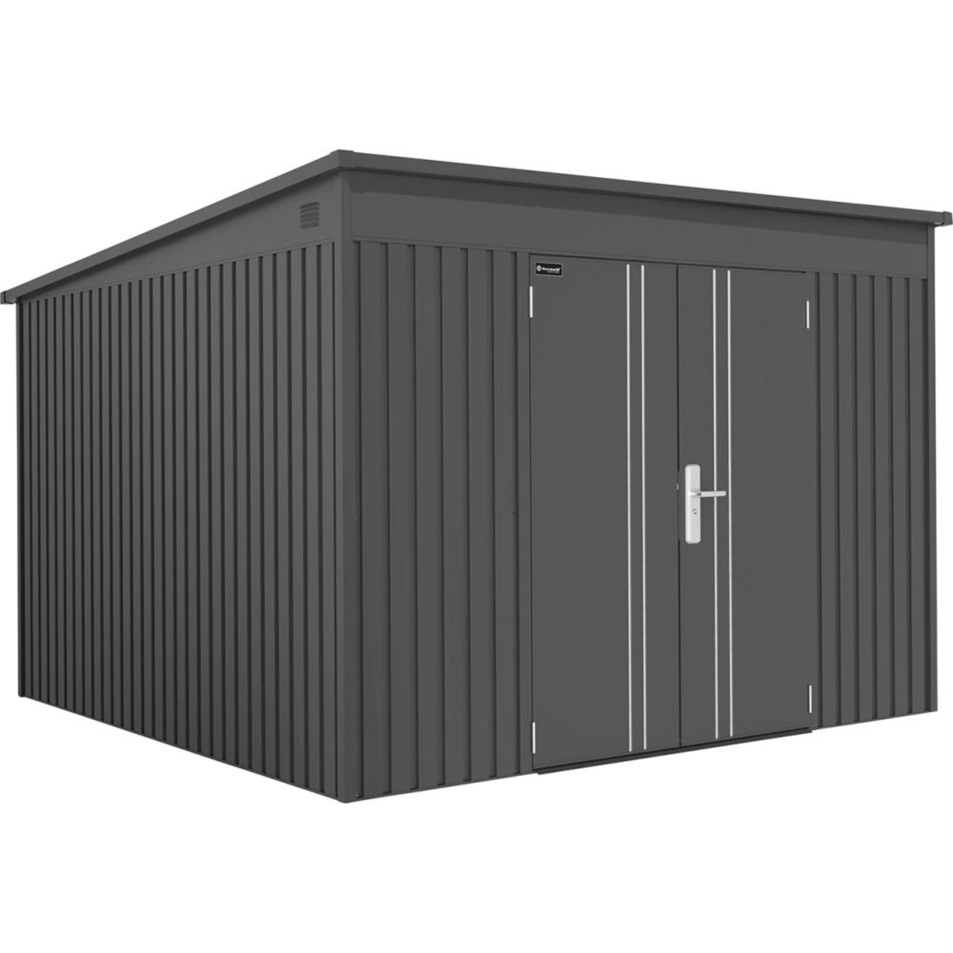 Gartengerätehaus mit Putdach PREMIUM 240x226x201 cm