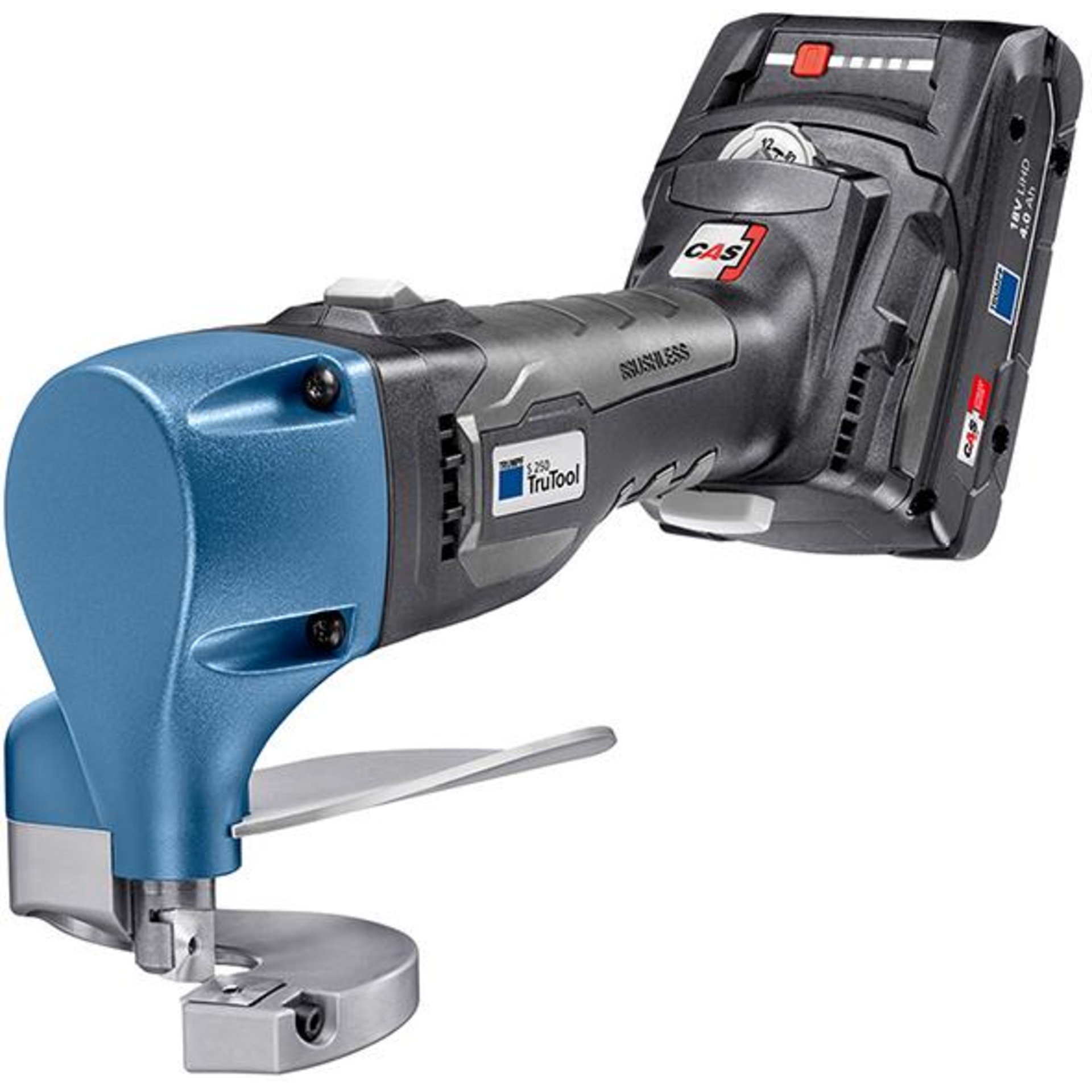 Akku Blechschere TruTool S 250 Trumpf 2x18,0V 4,0 Ah Ladegerät Trumpf-Box