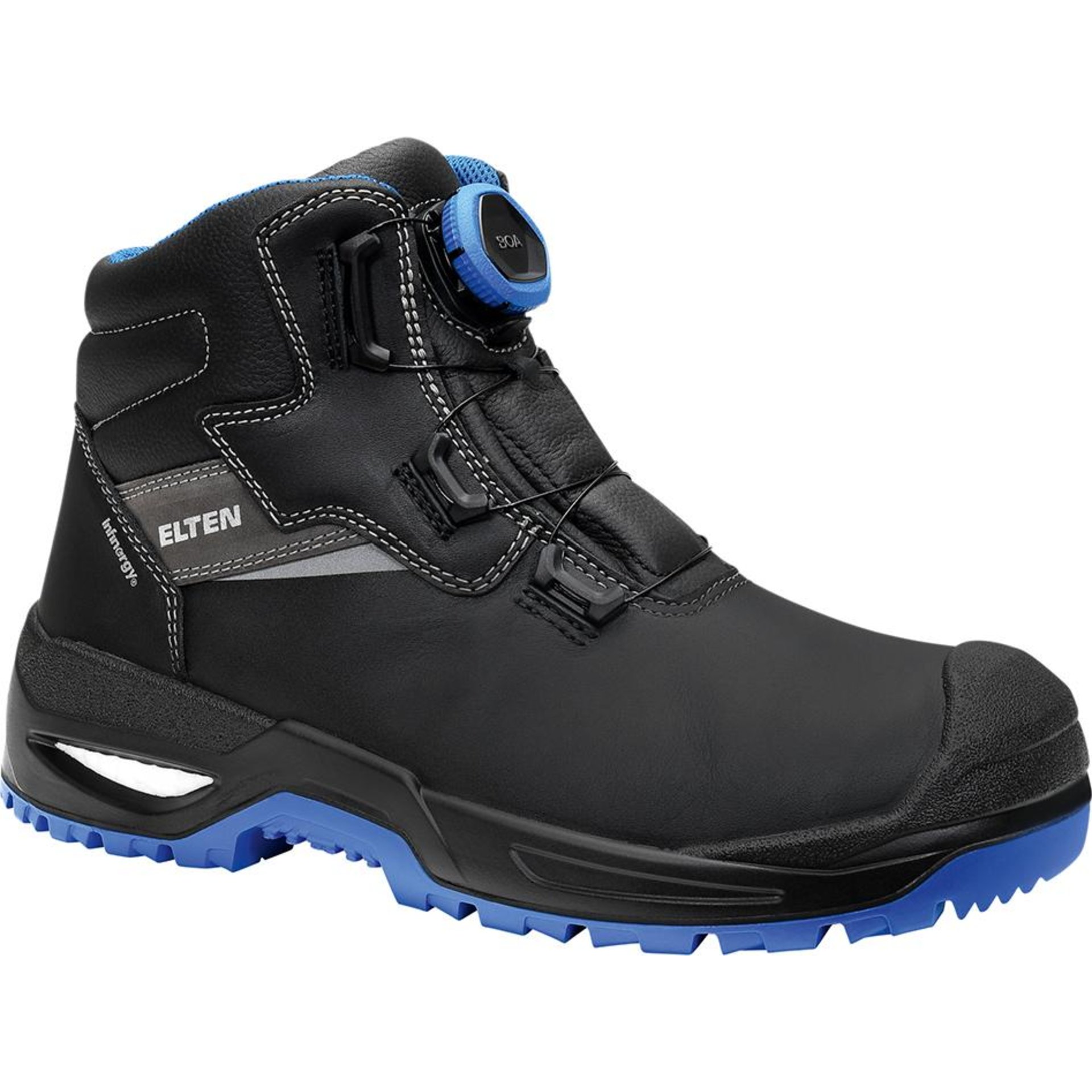 Sicherheitsschnürstiefel STEFANO XXSG BOA® black-blue Mid 768741, S3 ESD