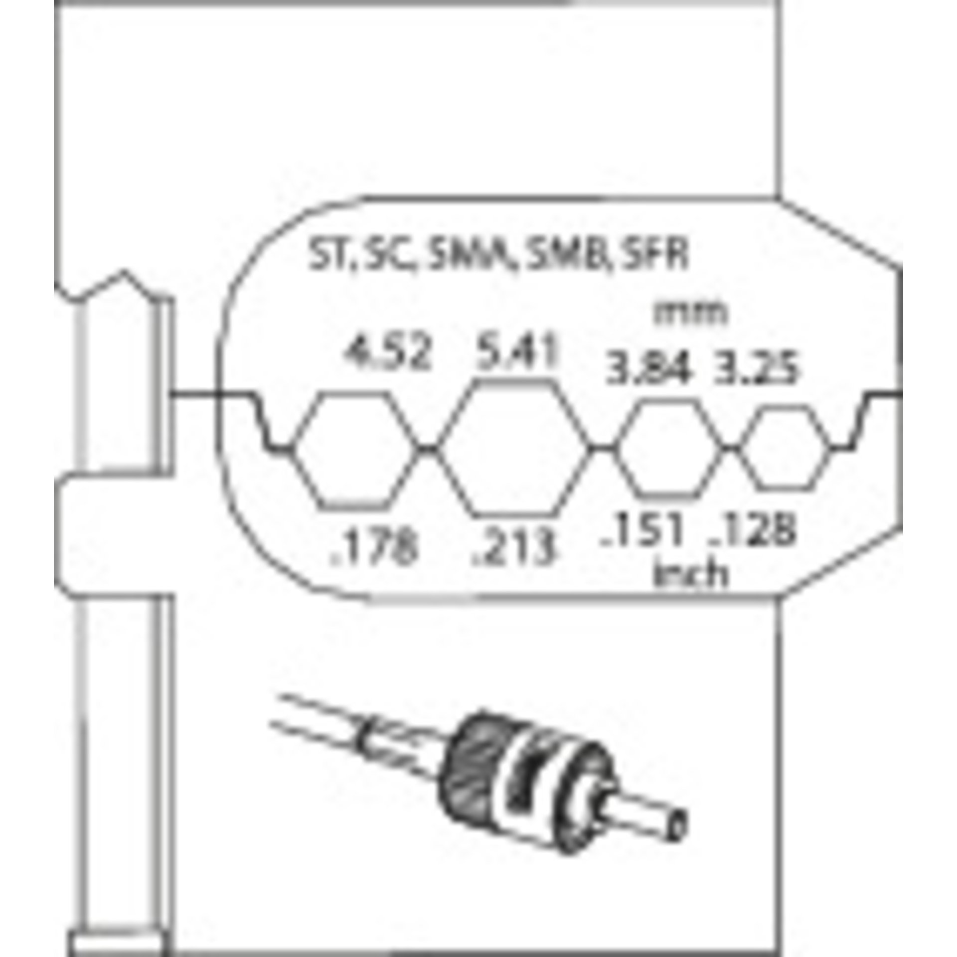 8140-12 Modul-Einsatz für Lichtwellenleiter