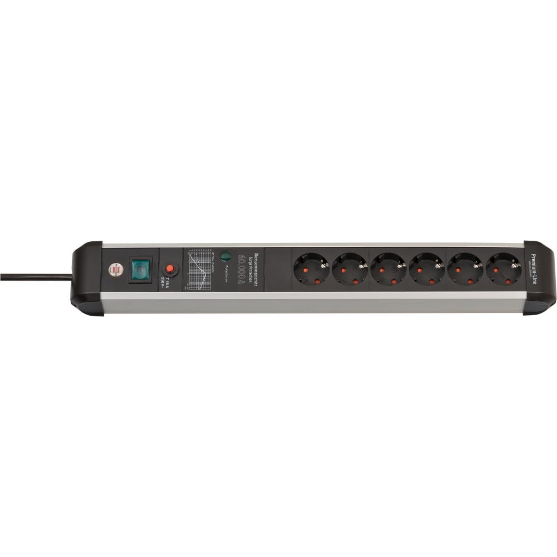 Steckdosenleiste Premium-Protect-Line 6fach DE