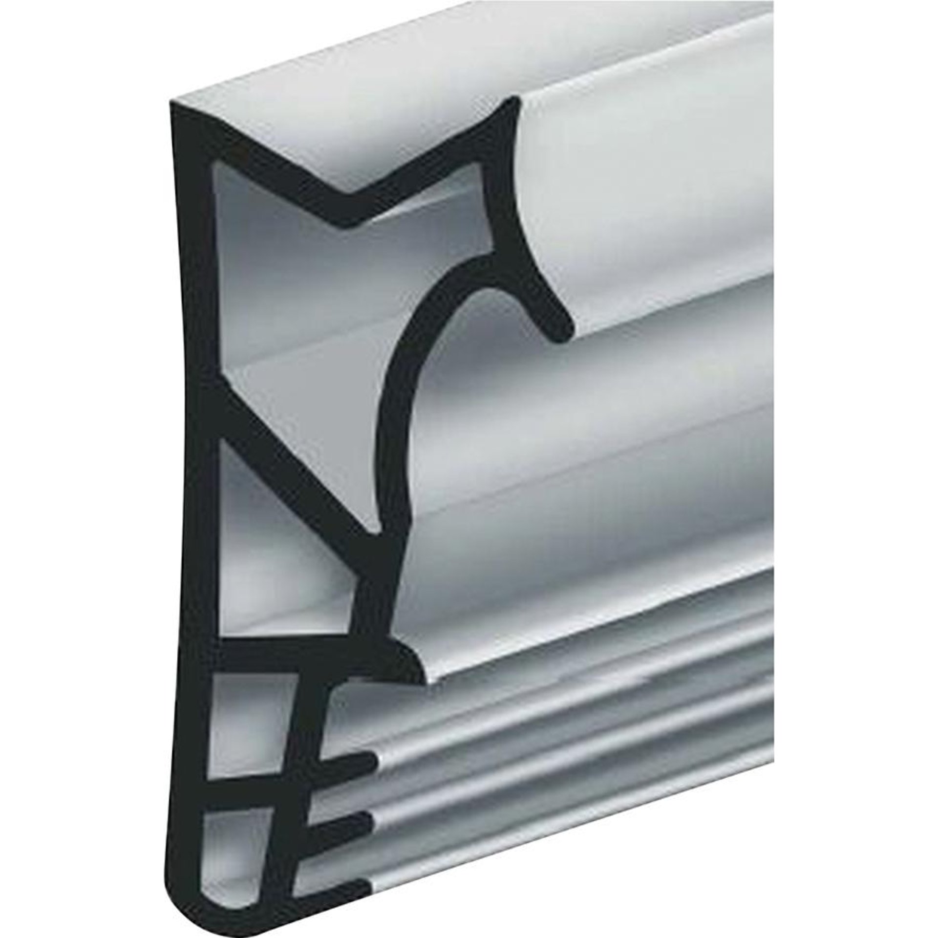Flügelfalzdichtung 1510 SCF Silikon schw DIY Progr.,L 5mtr
