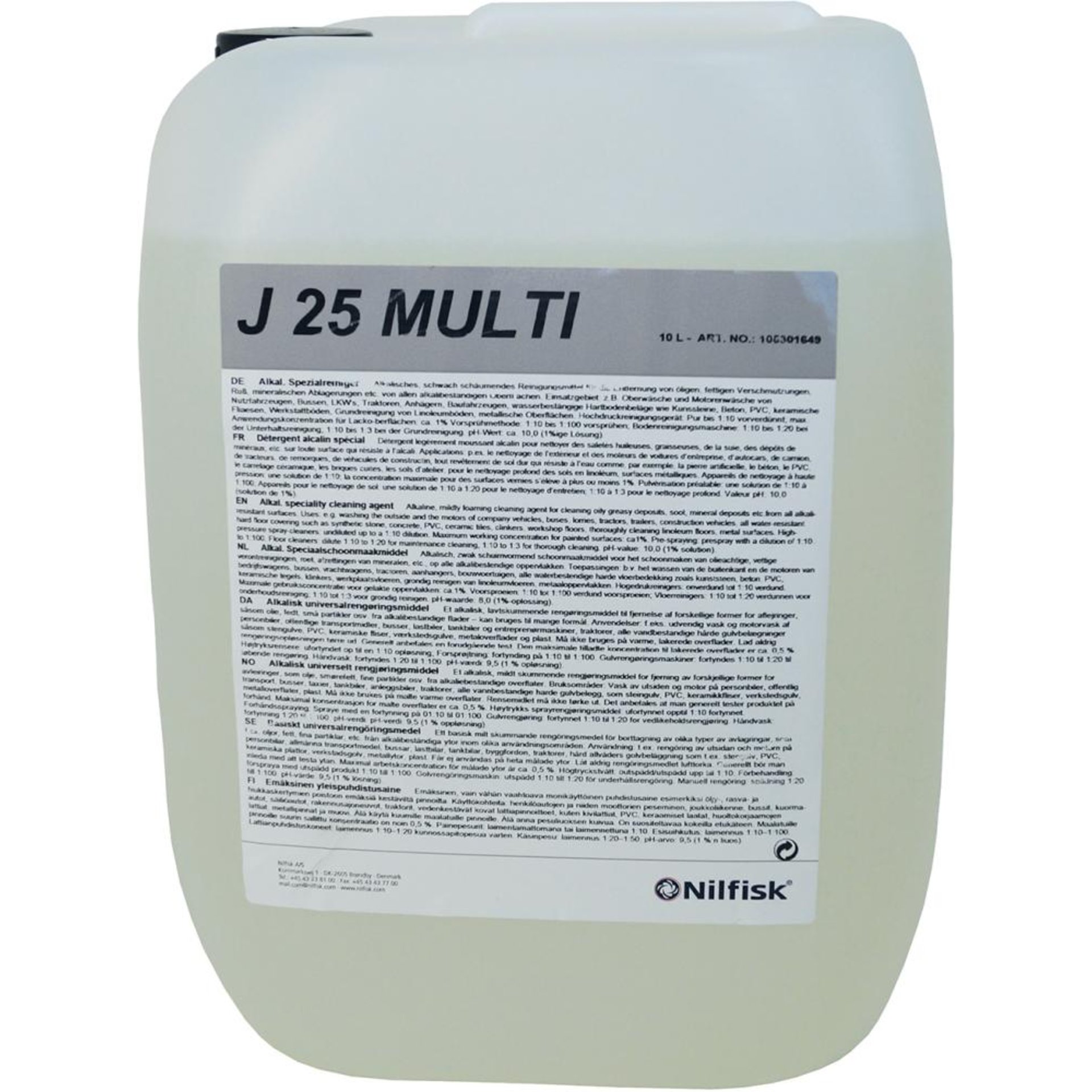 Reinigungsmittel J25 MULTI SV1 10 L Nilfisk