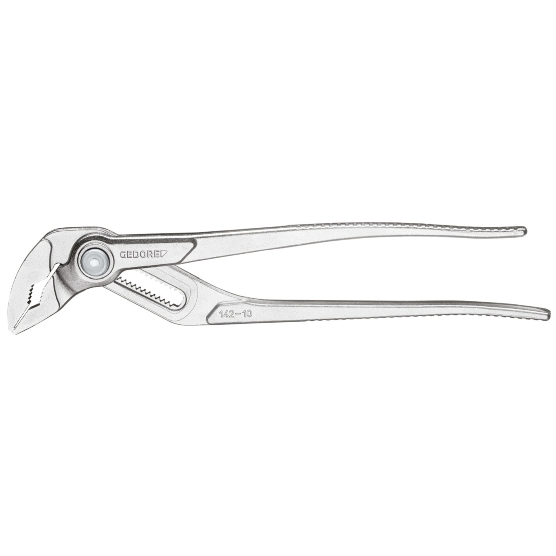 142 10 C Universalzange 10", 15-fach verstellbar, geriffelt, verchromt