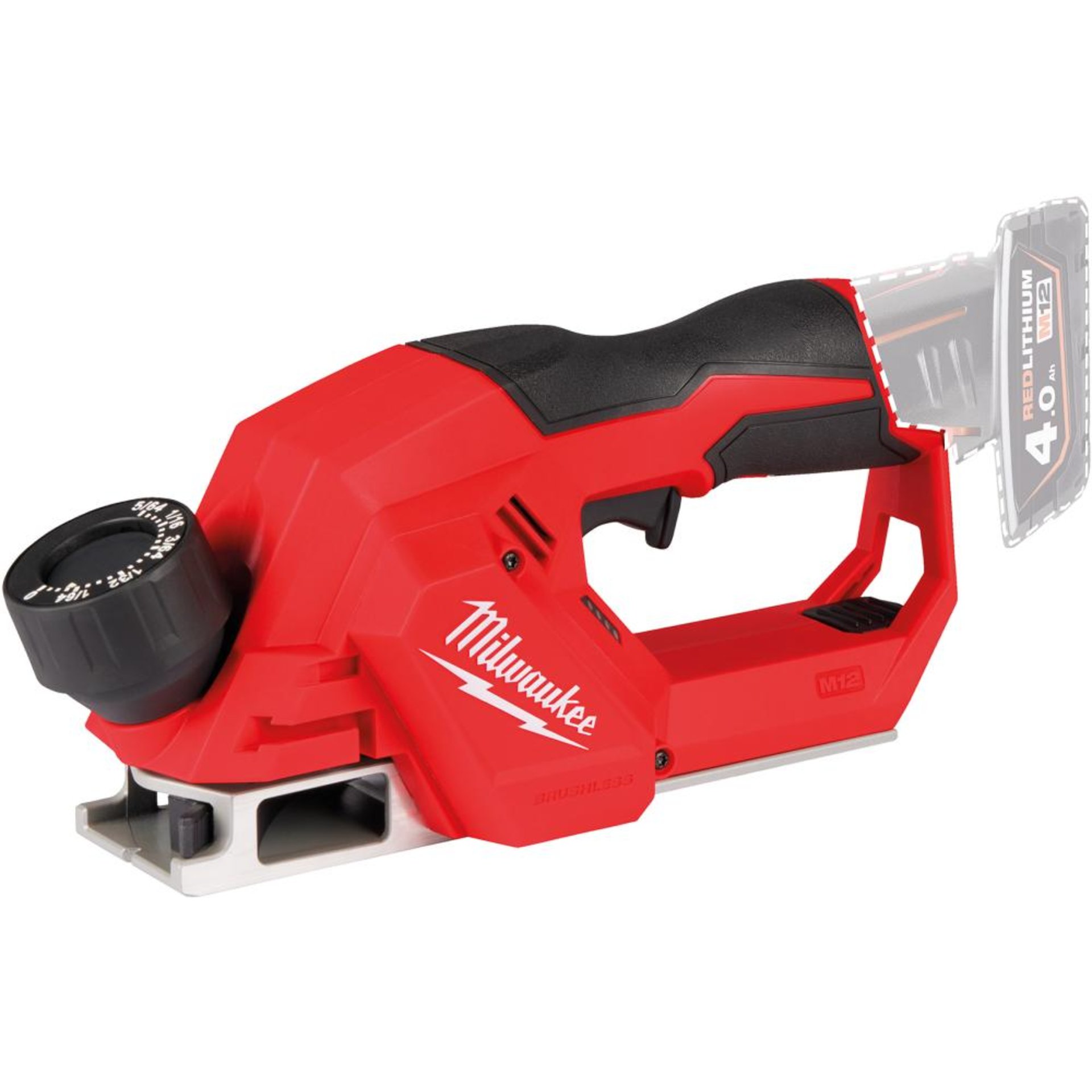 Akku-Hobel solo M12 BLP-0X Milwaukee ohne Akku ohne Ladegerät HD Box