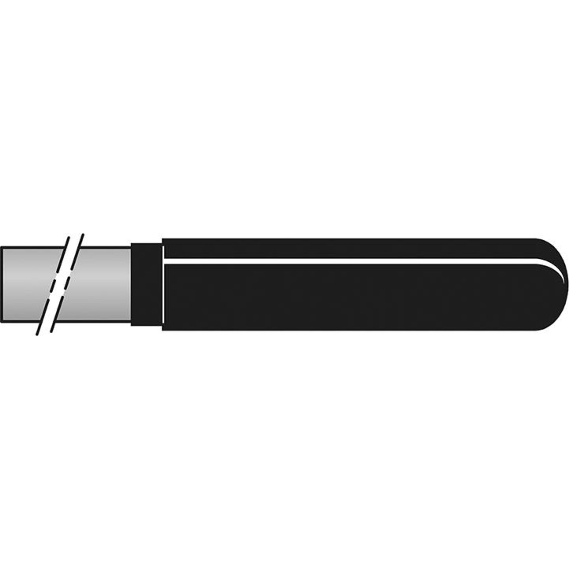 Satz 2 Ersatz GriffeAluminium42 cm