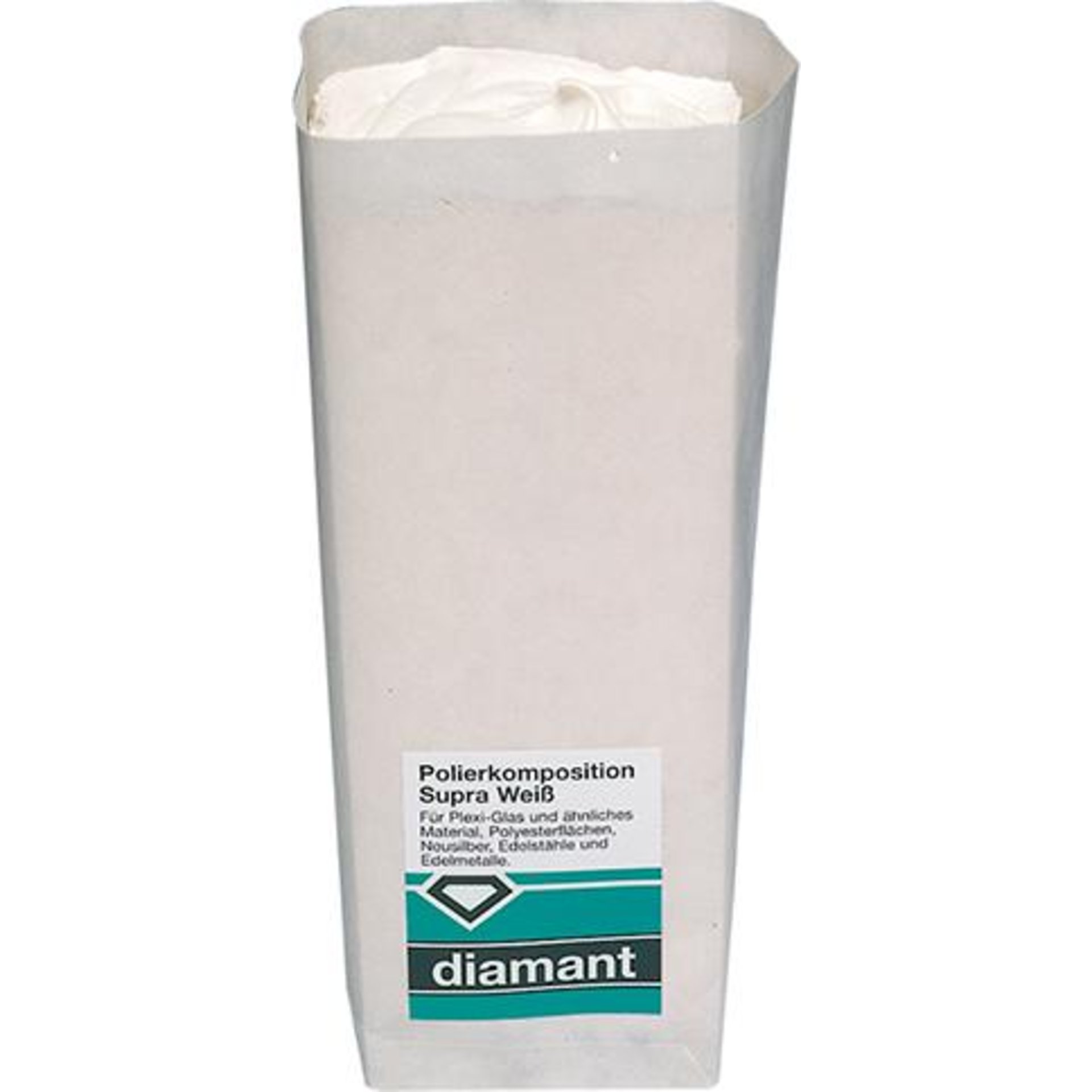 Schleif- und Polierpaste 900g supra-weiß diamant
