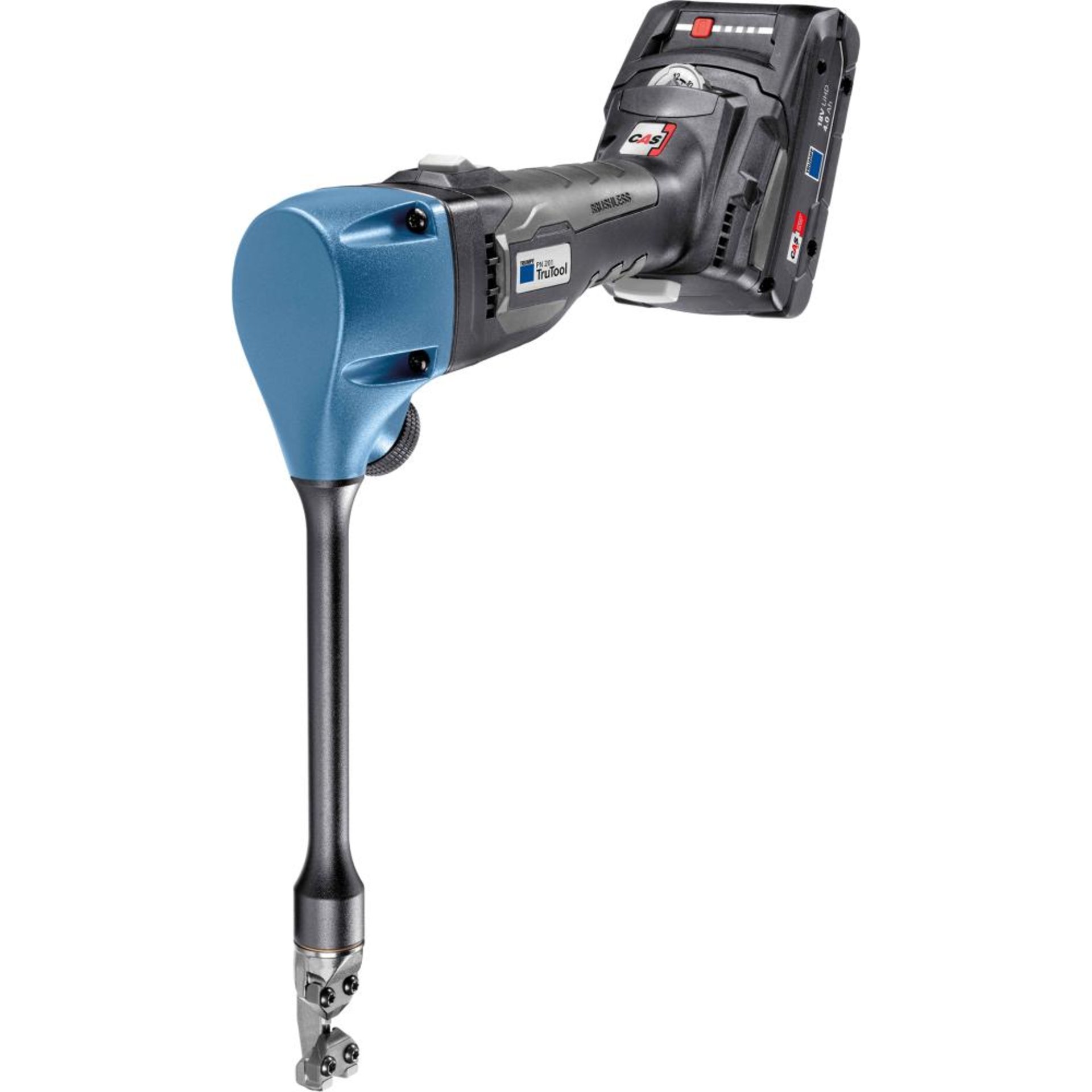 Akku Profilnibbler TruTool PN 201 Trumpf 2x18,0V 4,0 Ah Ladegerät Trumpf-Box