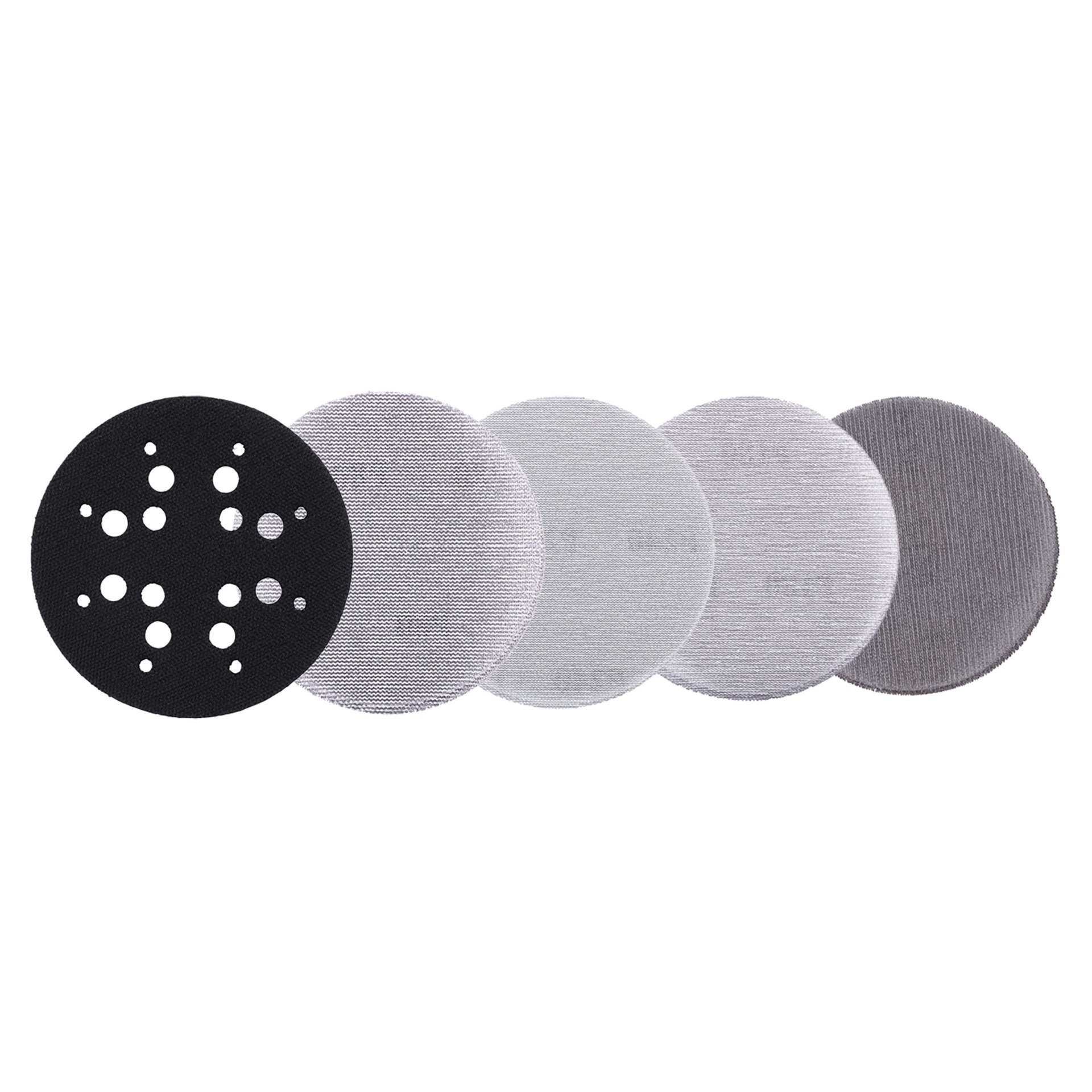 Netzschleifmittel-Set 150mm 21-tlg.