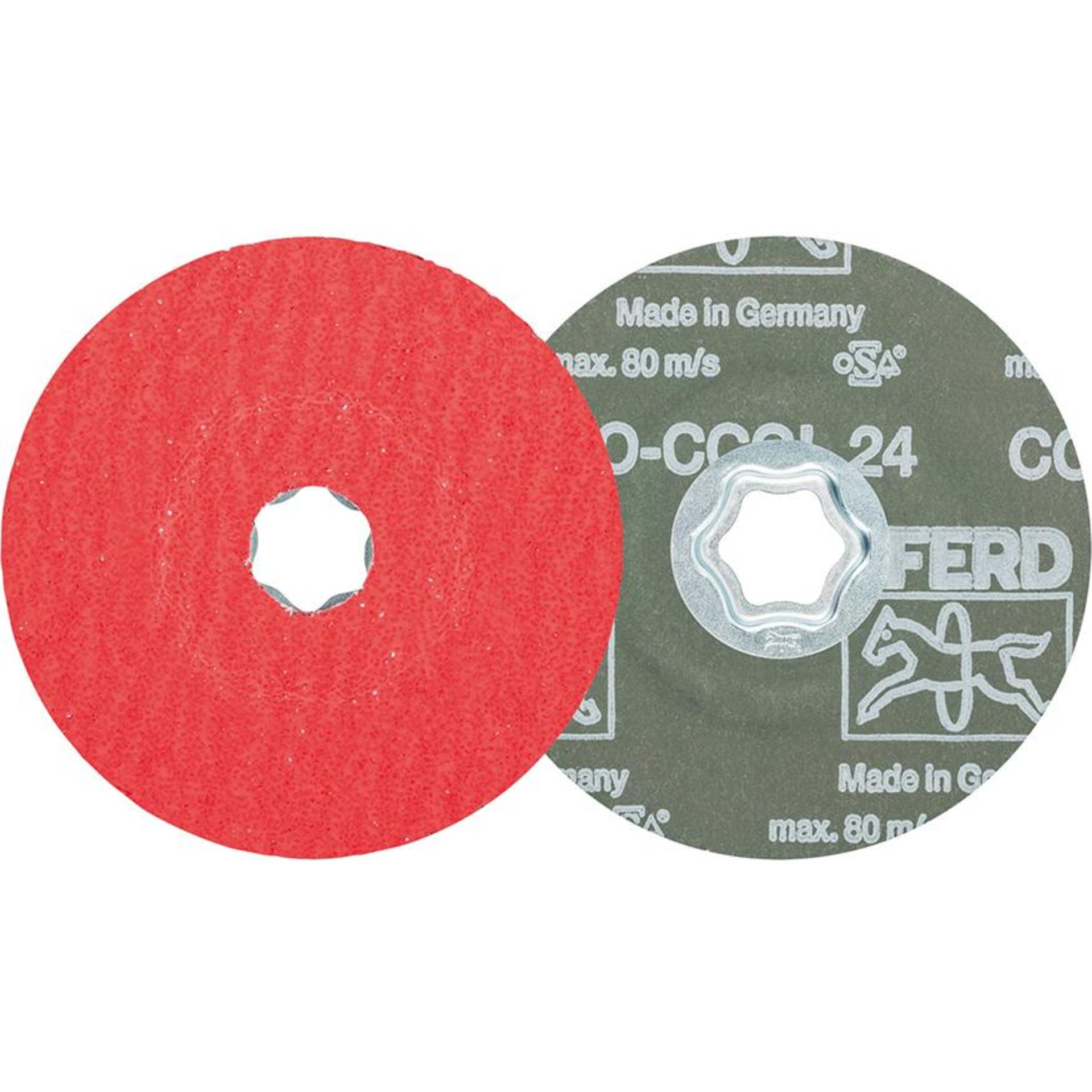 COMBICLICK-Fiberschleifscheibe, Keramikkorn, Ø 125 mm