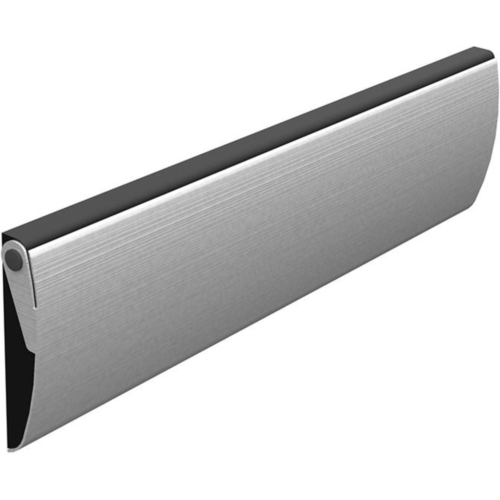 Briefkasteneinwurf Inox mit Kl. und Bür. DIY Progr. StahL silber