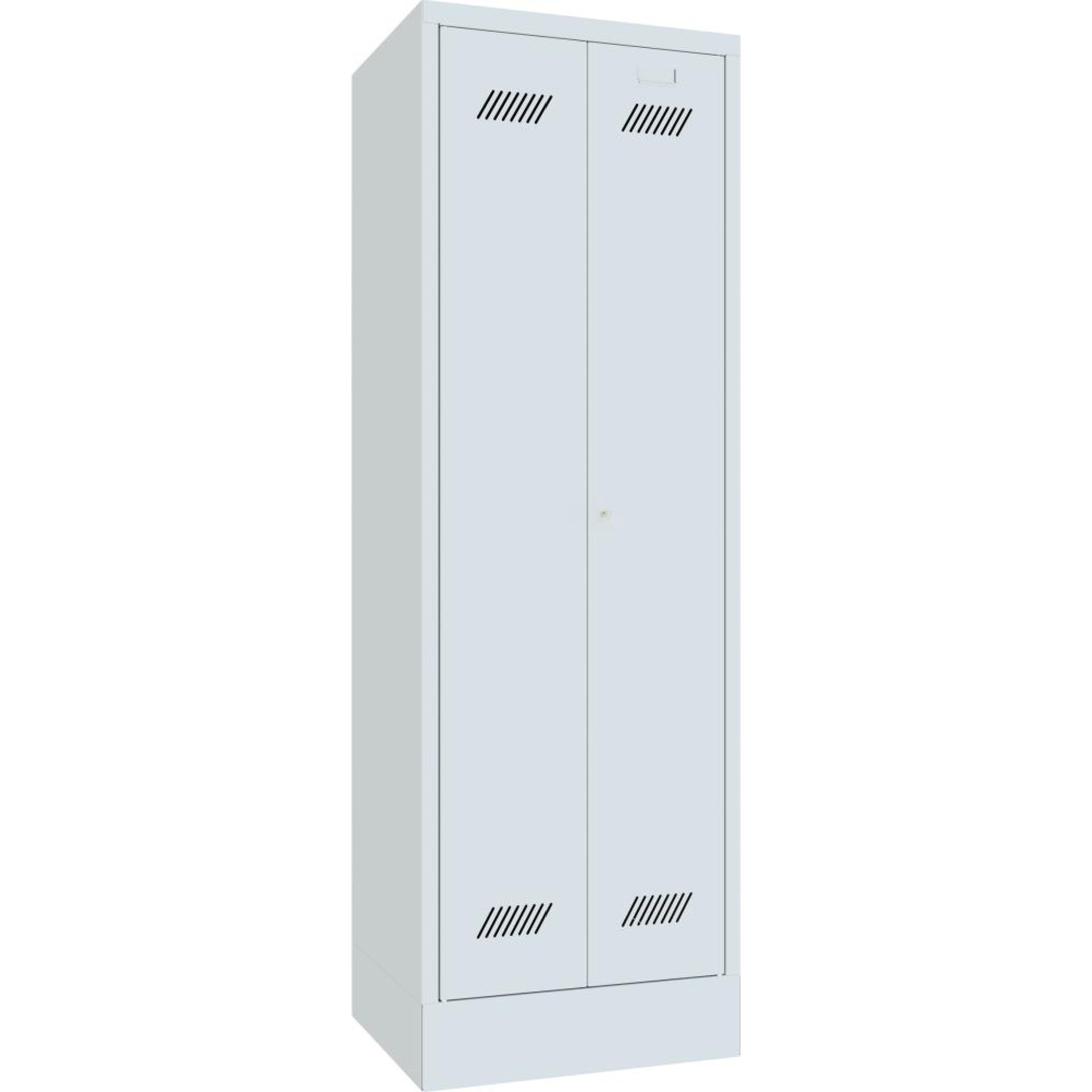 Kleider- und Garderobenschrank mit Sockel