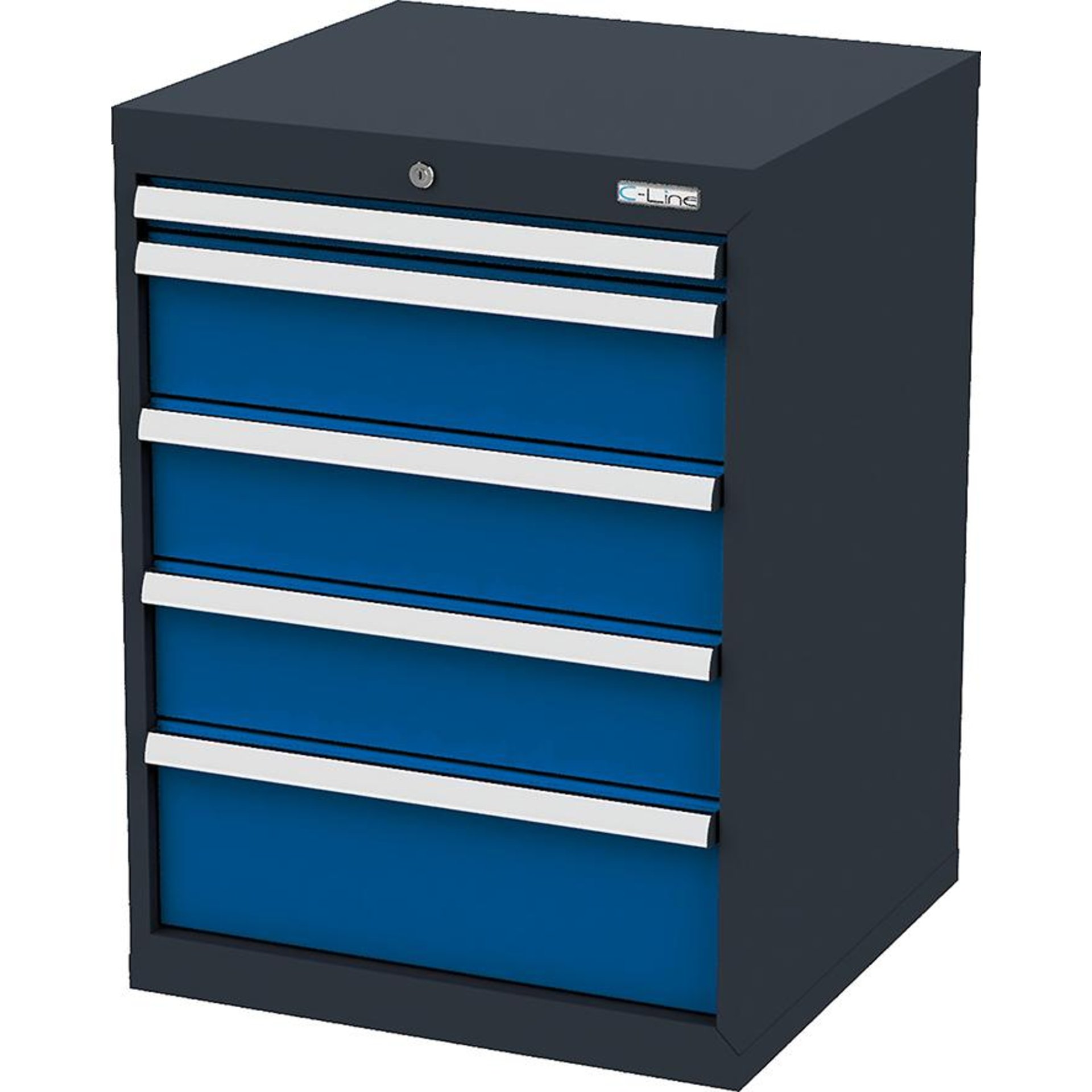 Schubladenschrank, 5 Schubladen, Breite 600 mm