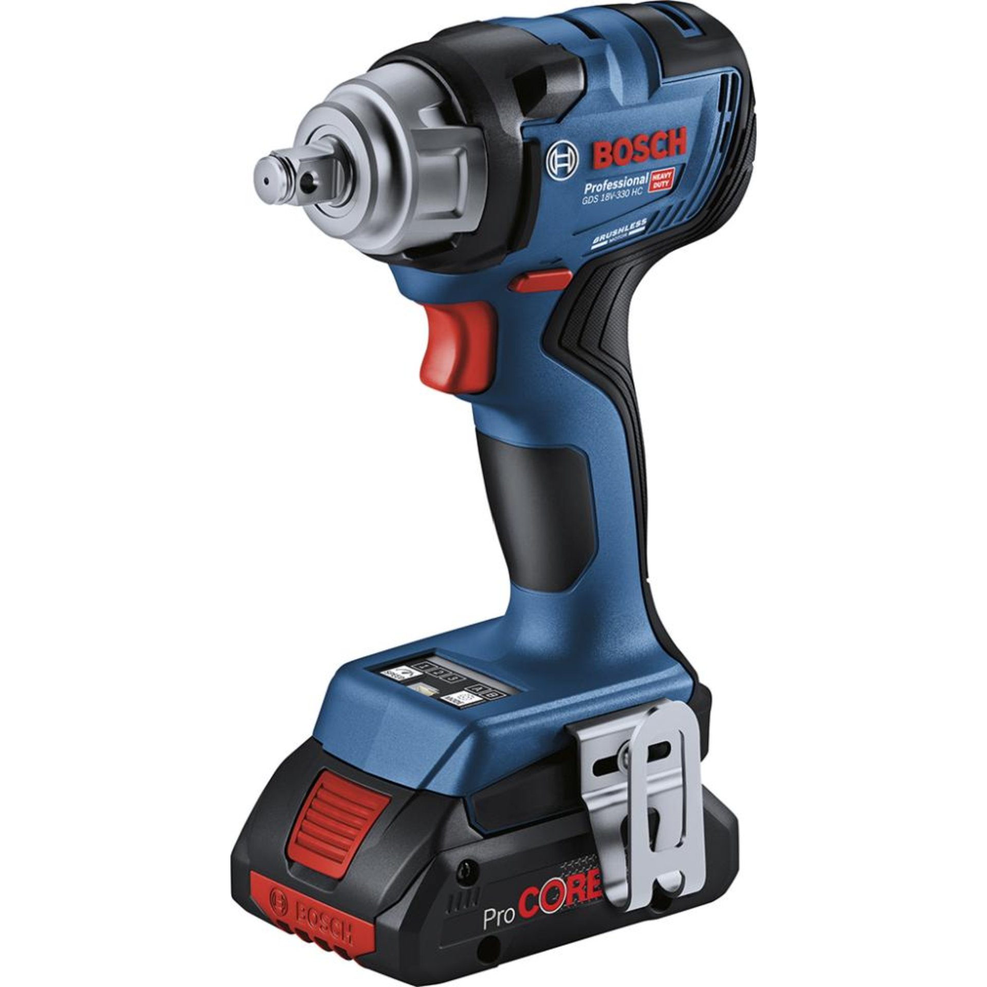 Akku-Schlagschrauber GDS 18V-330 HC+CoMo Bosch2x18,0 V 4,0 Ah ProCore LadegerätGAL18V-40 L-Boxx