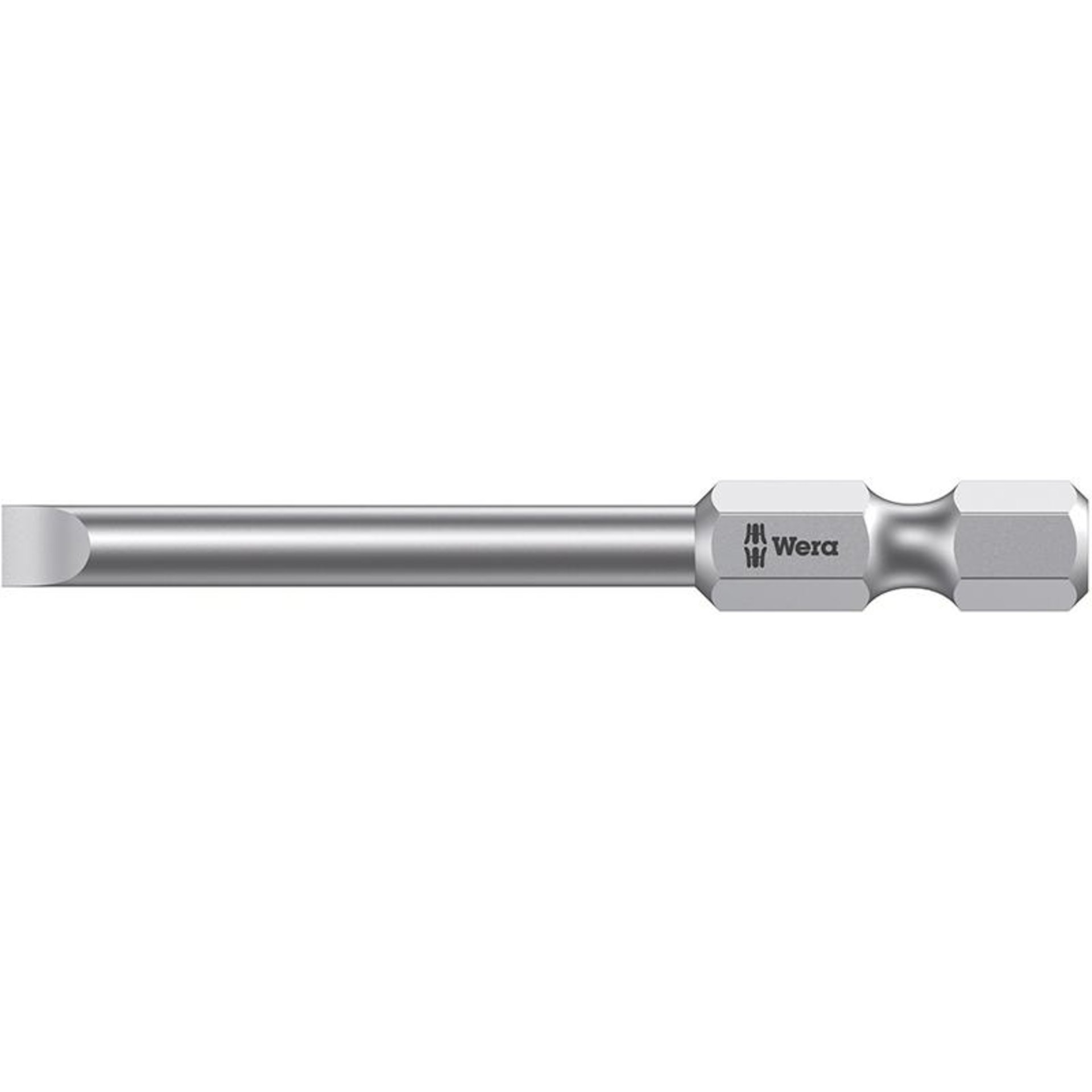 Bit für Schlitzschrauben 1/4" DIN 3126 E 6,3, lange Ausführung 50 mm