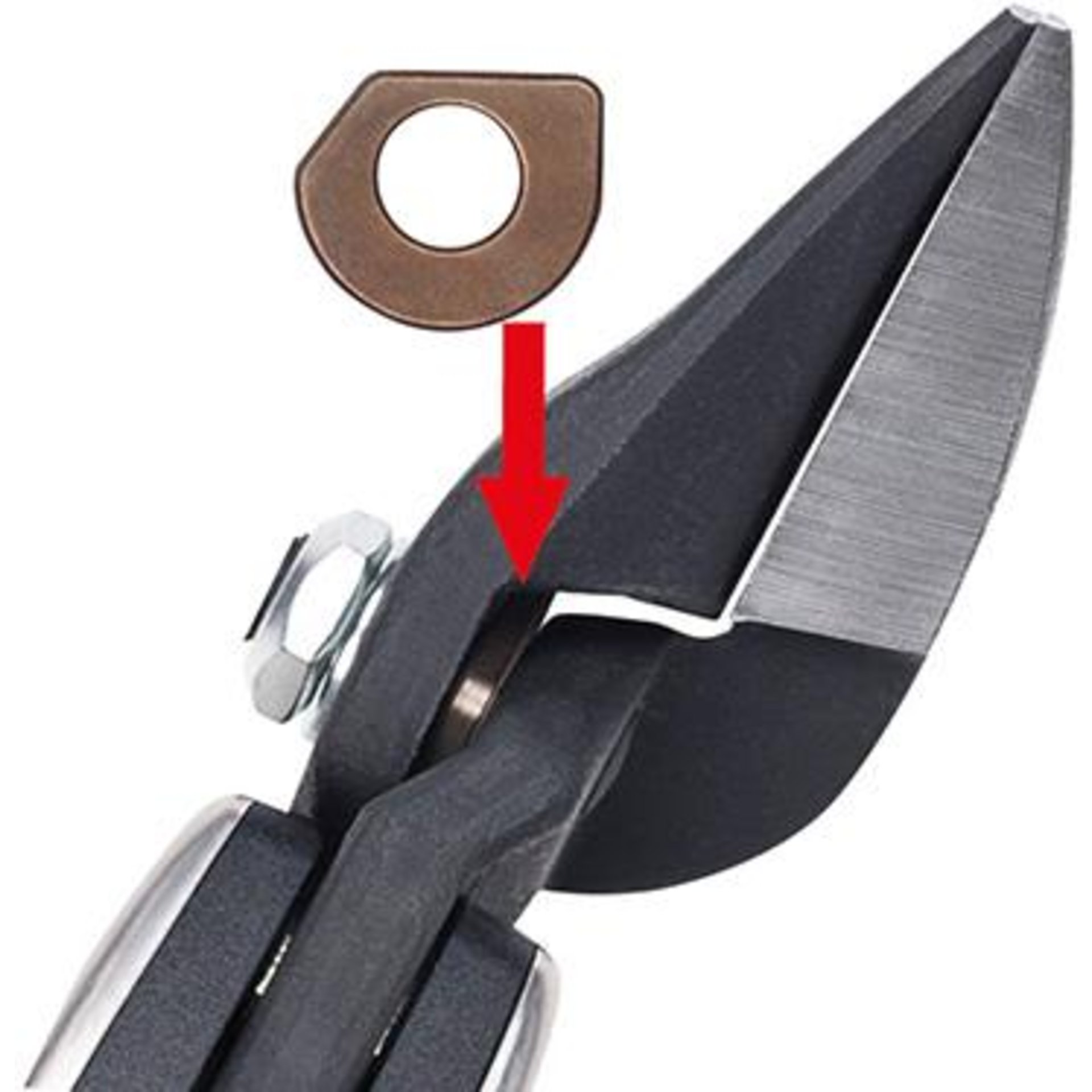 Kompakt-Ideal-Blechschere D39ASS, mit Hebelübersetzung
