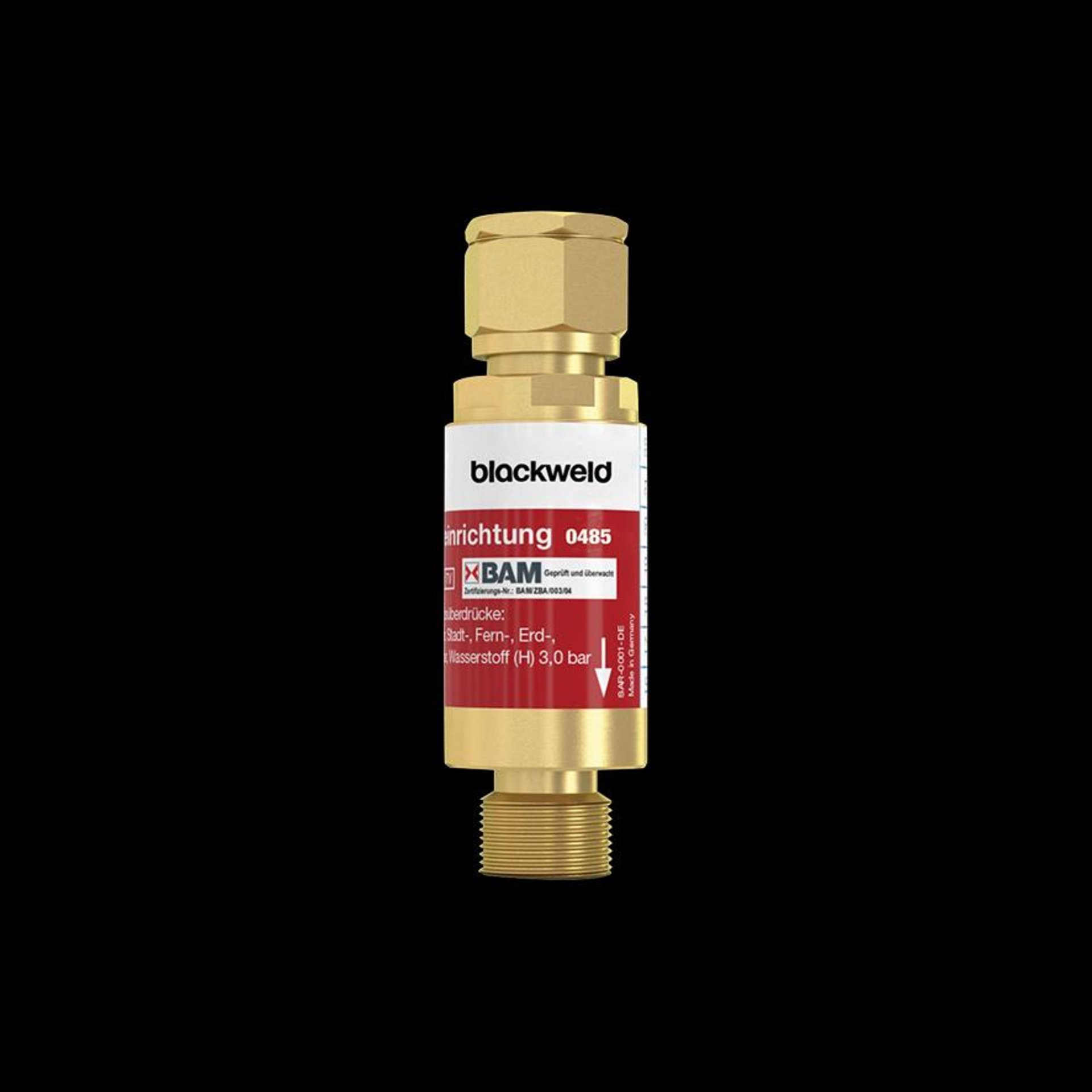 Gebrauchsstellenvorlage Brenngase BLACKWELD