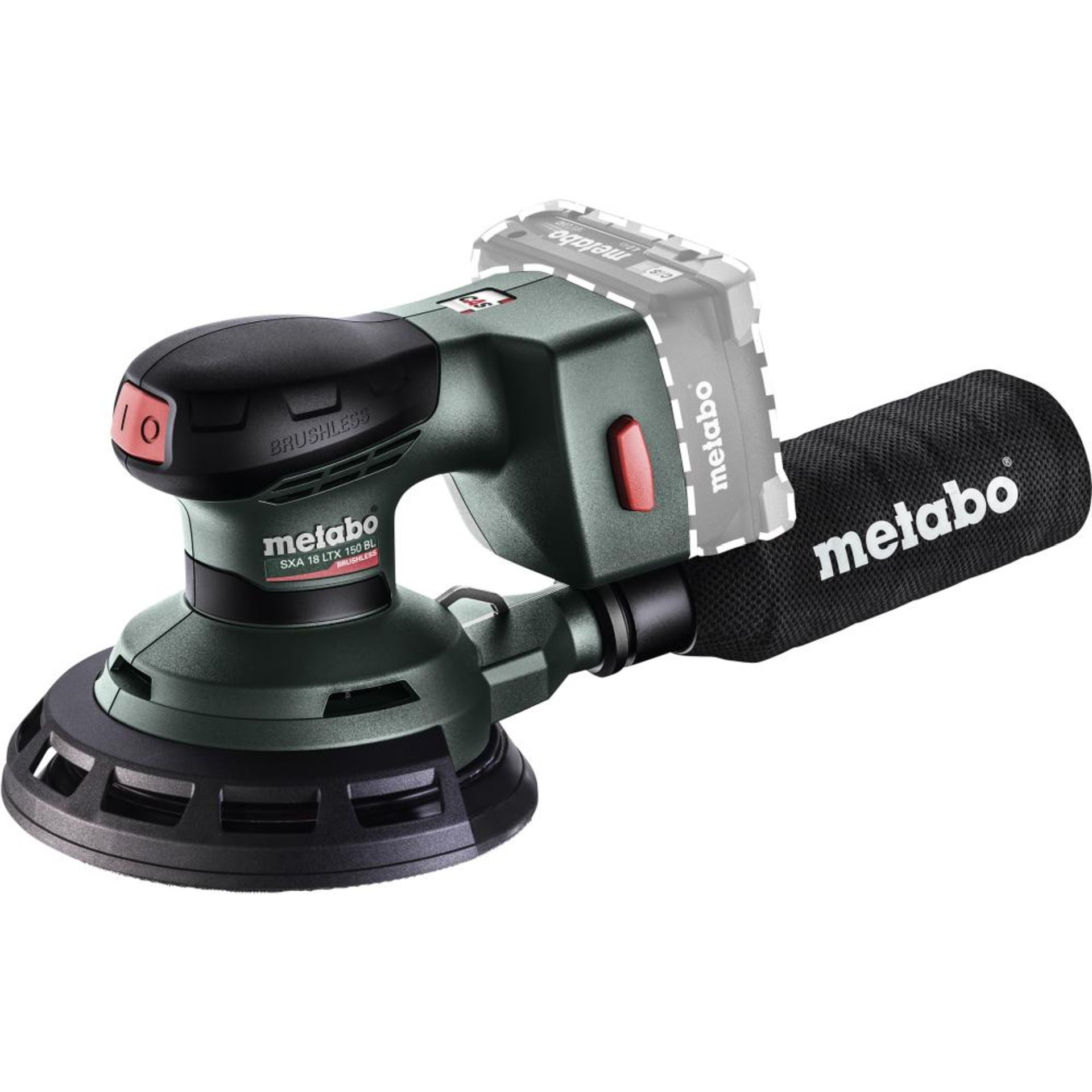 Akku-Exzenterschl. solo SXA 18 LTX 150 BL Metabo ohne Akku ohne Ladegerät metaBOX