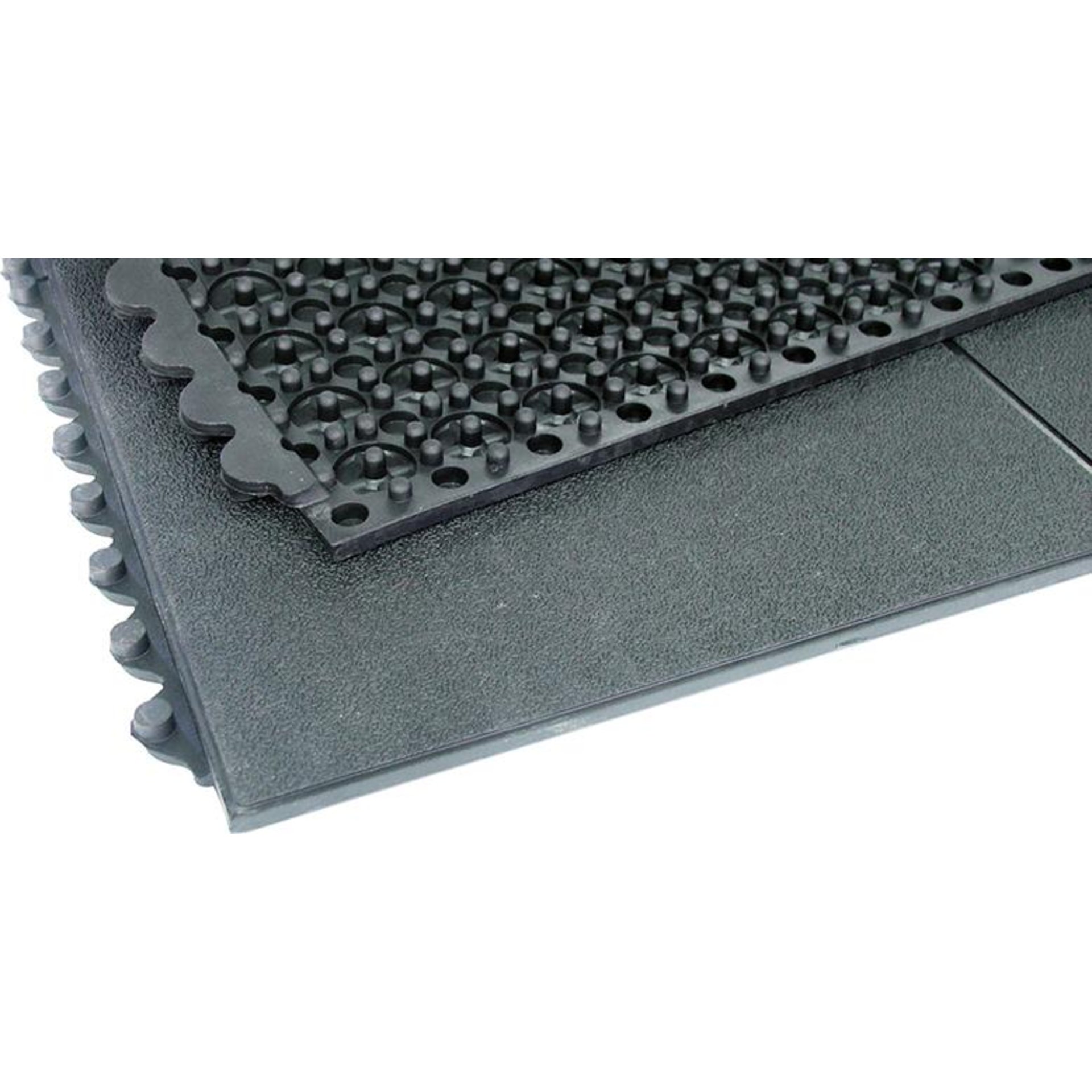Arbeitsplatzmatte YOGA SOLID Basic schwarz B90xT90 cm
