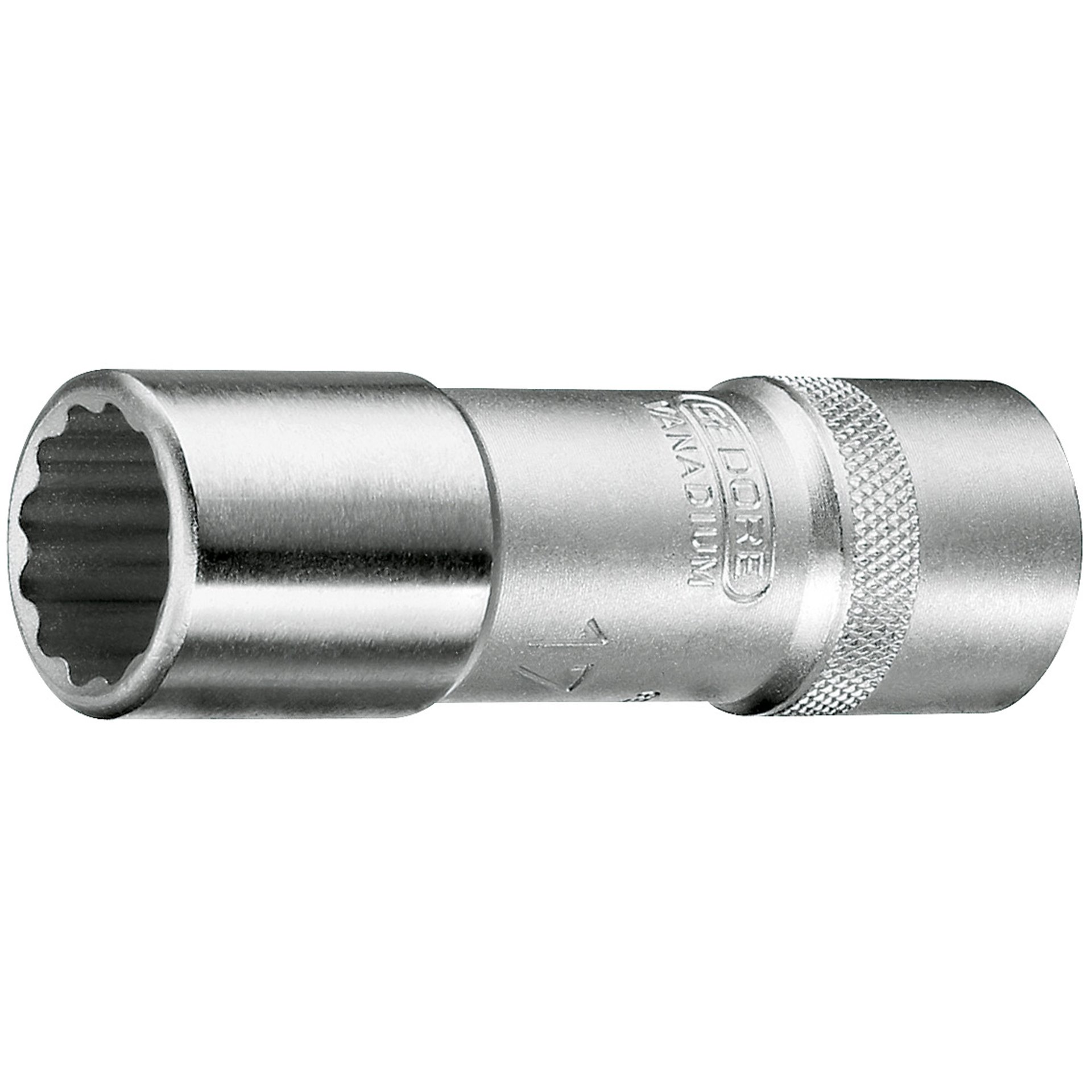 D 19 L 24 Steckschlüsseleinsatz 1/2", lang UD-Profil 24 mm
