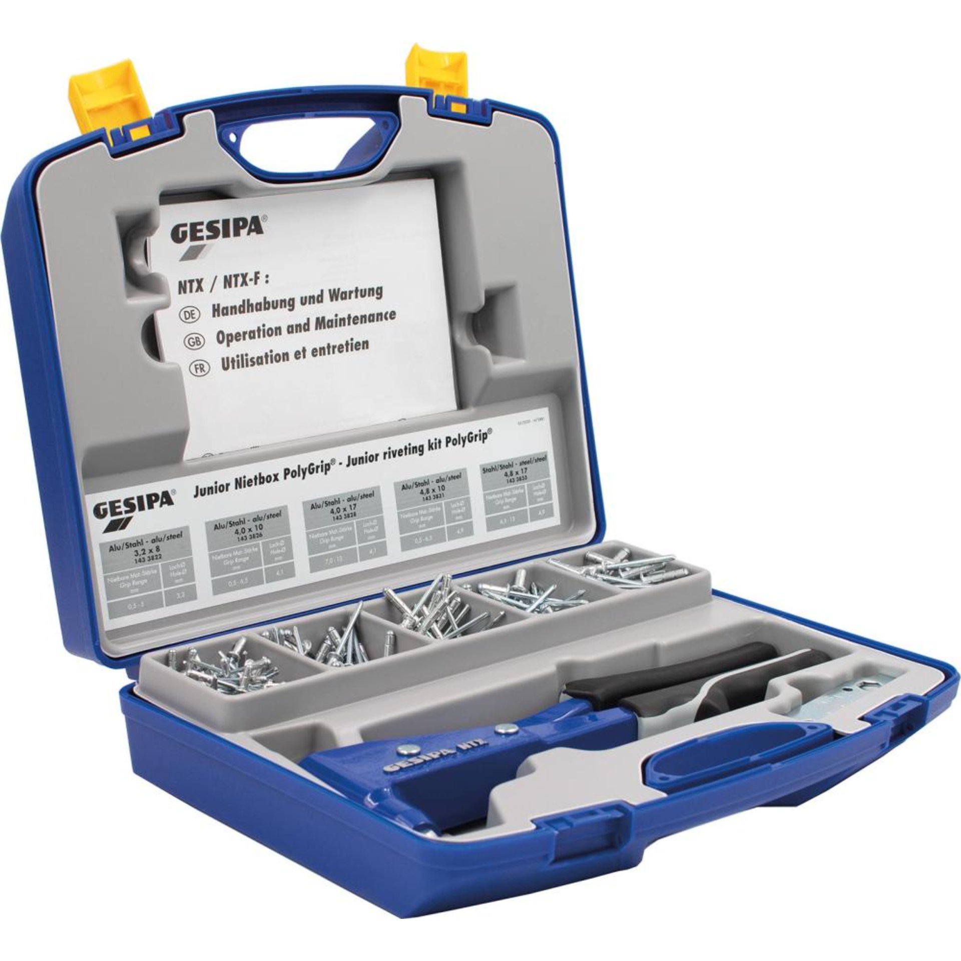 Nietbox Junior mit NTX Polygrip Gesipa