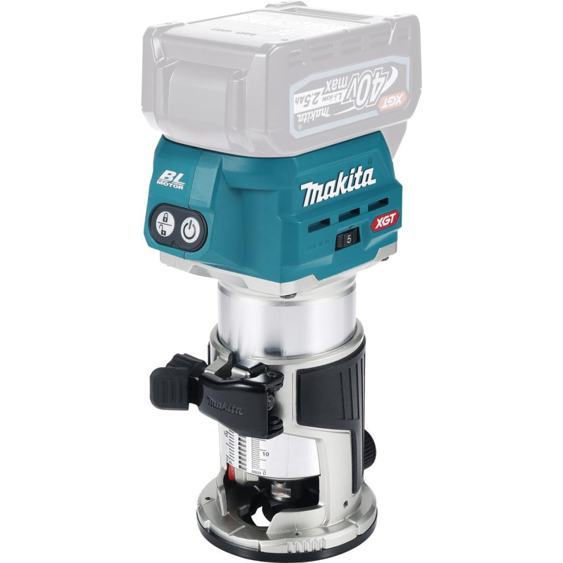 Akku-Multifunktionsfräse XGT RT001GZ10 Makita ohne Akku ohne Ladegerät Karton