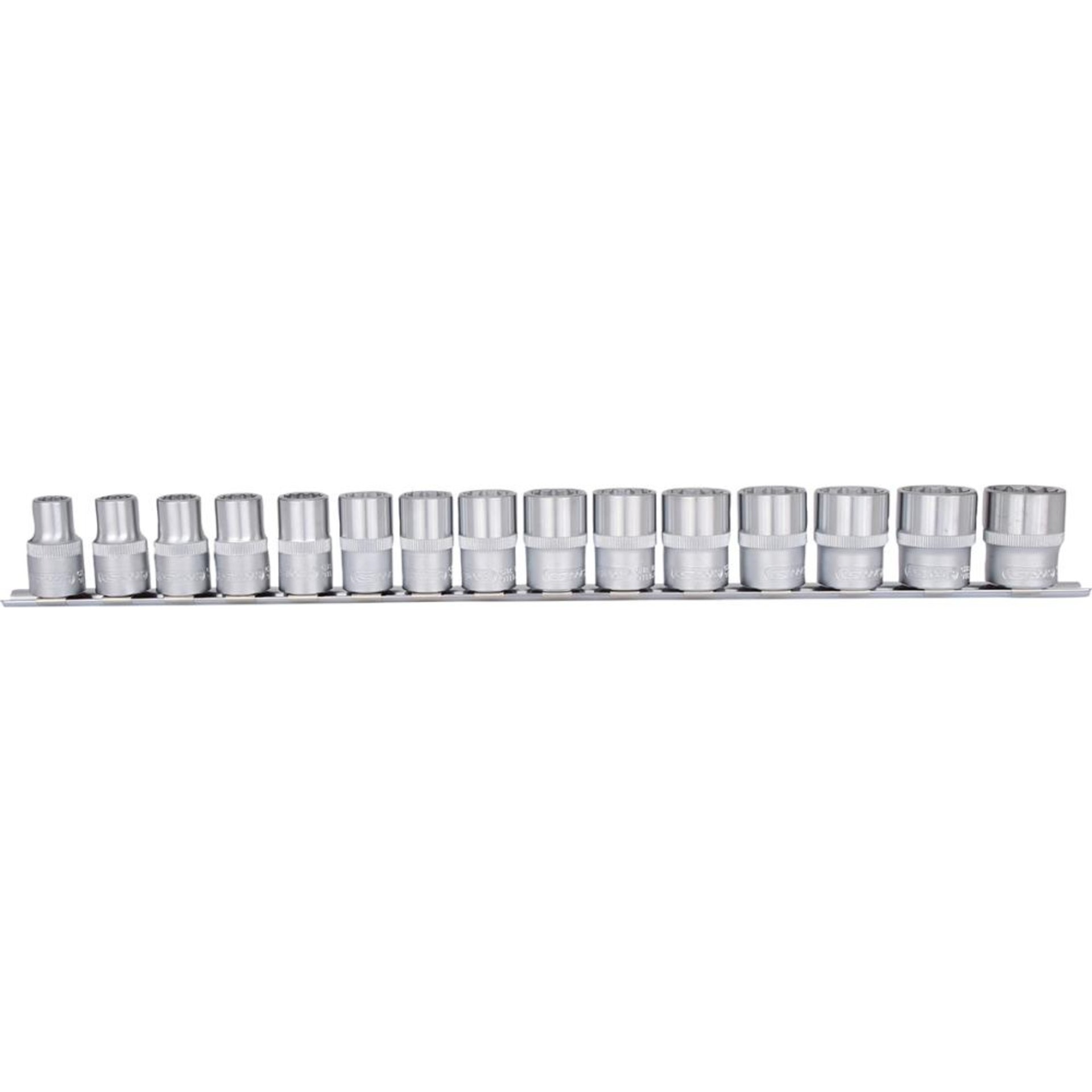 Steckschlüssel-Satz 1/2" 15-teilig auf Schine KS Tools