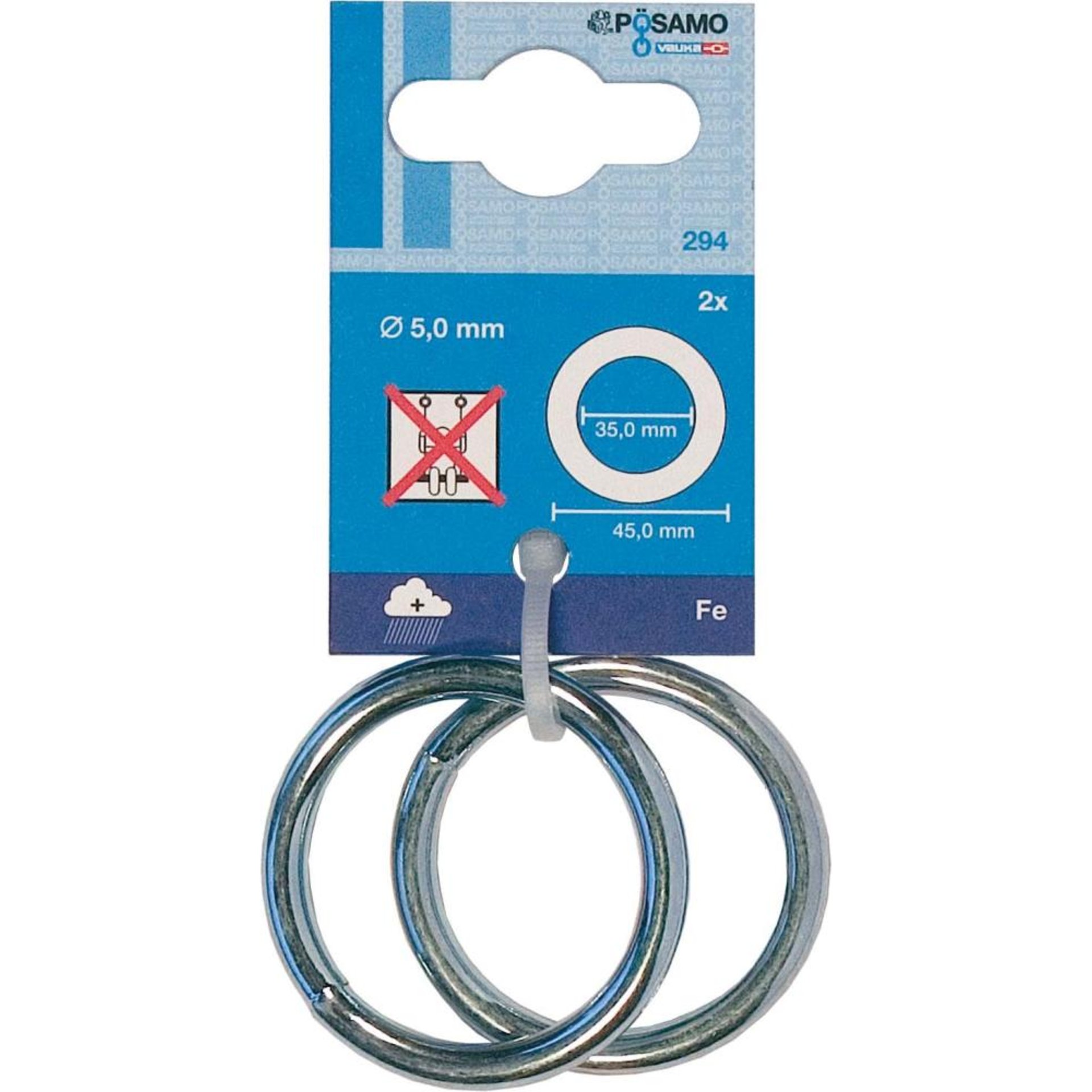Ring, geschweißt, verzinkt