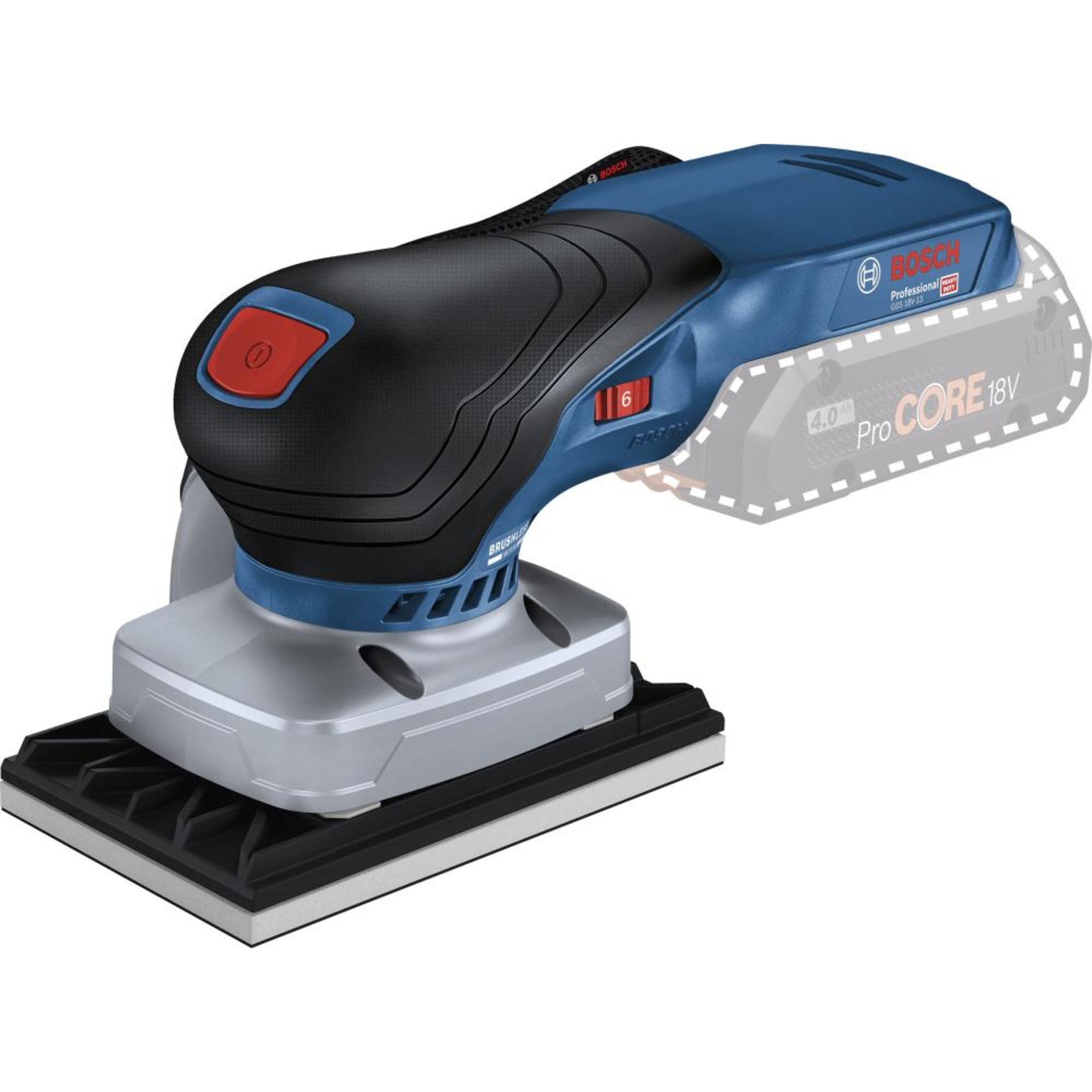 Akku-Schwingschl. Solo GSS 18V-13 Bosch ohne Akku ohne Ladegerät L-Boxx