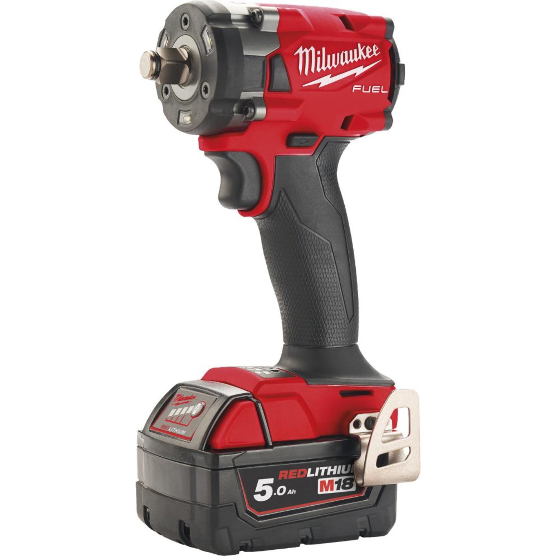Akku-Schlagschrauber 1/2"M18FIW2F12-502X Milwaukee2x18,0V 5,0 Ah Ladegerät M12-18FC HD-Box