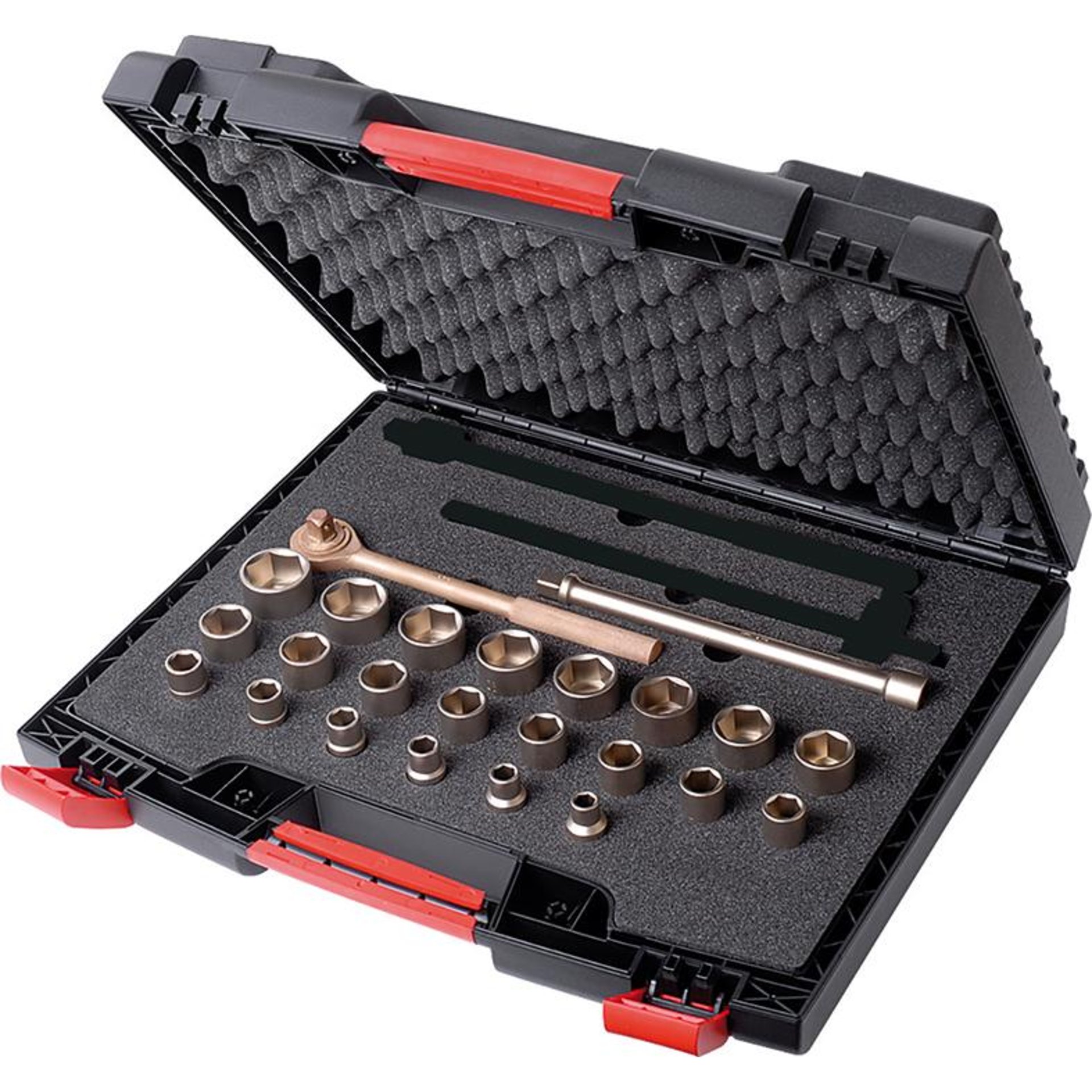Steckschlüssel-Satz 1/2" 24-teilig funkenfrei Endres Tools
