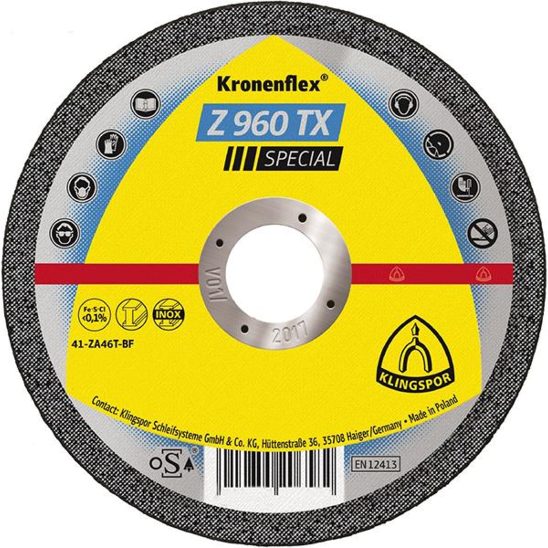 Trennscheibe Z 960 TX Special für Edelstahl und Titan