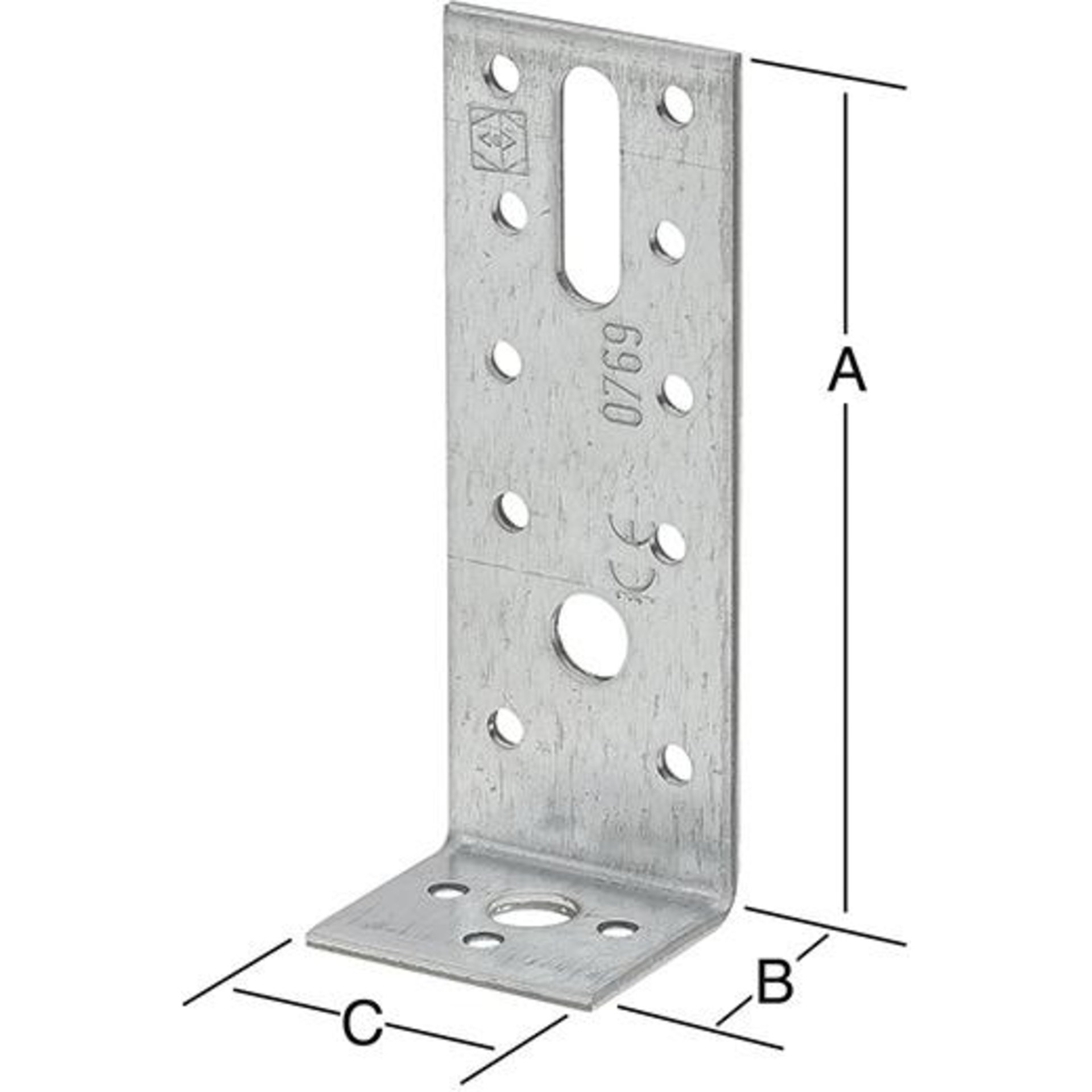 Winkelverbind. 90x35x40mmsend.vz., m. CE
