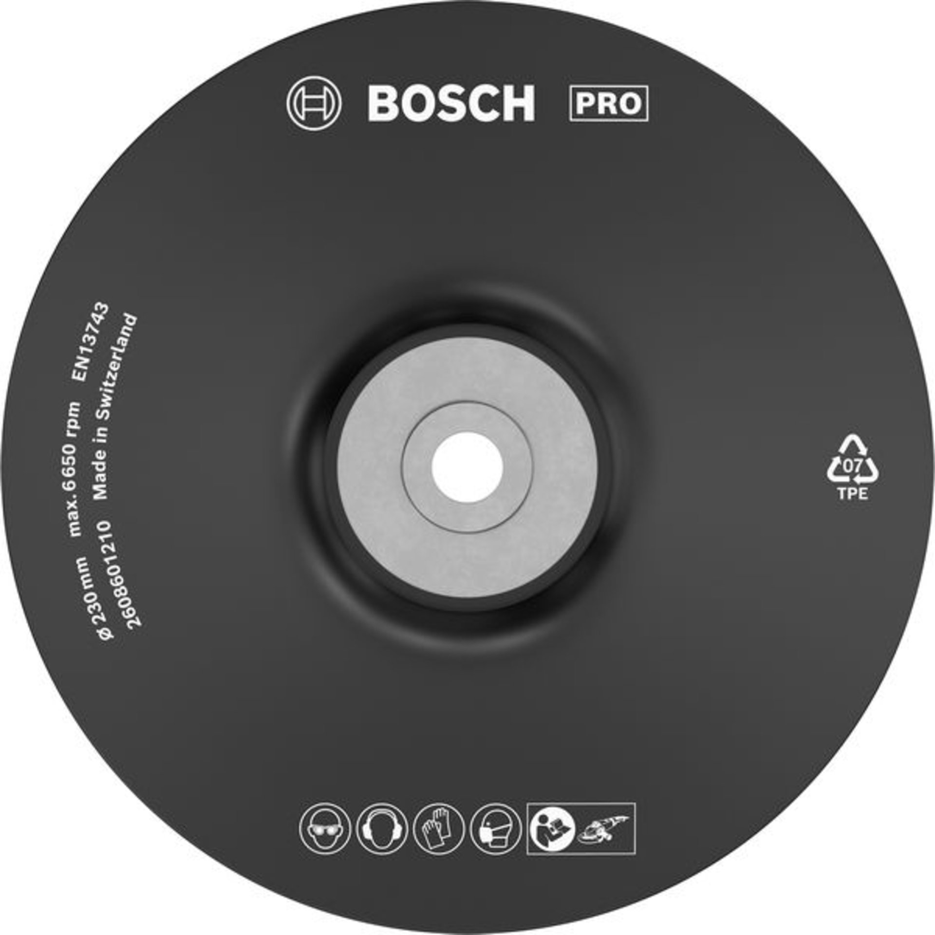 PRO Stützteller weich, 230 mm, M14