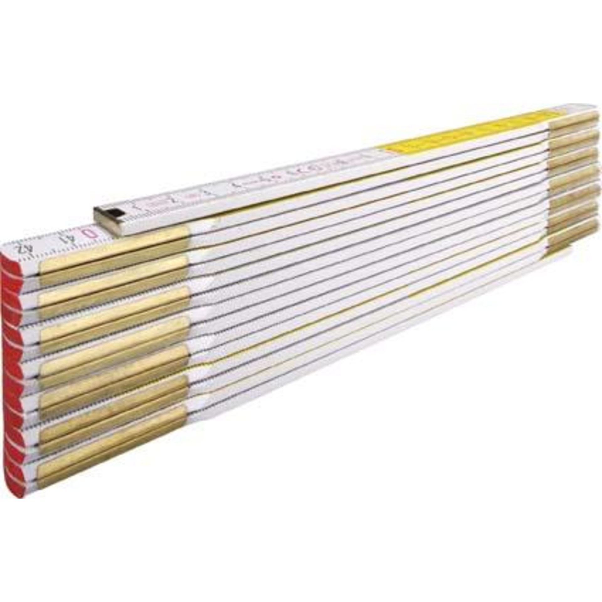 Gliedermaßstab Buche 3mx16mm weiß-gelb Typ 617 Stabila