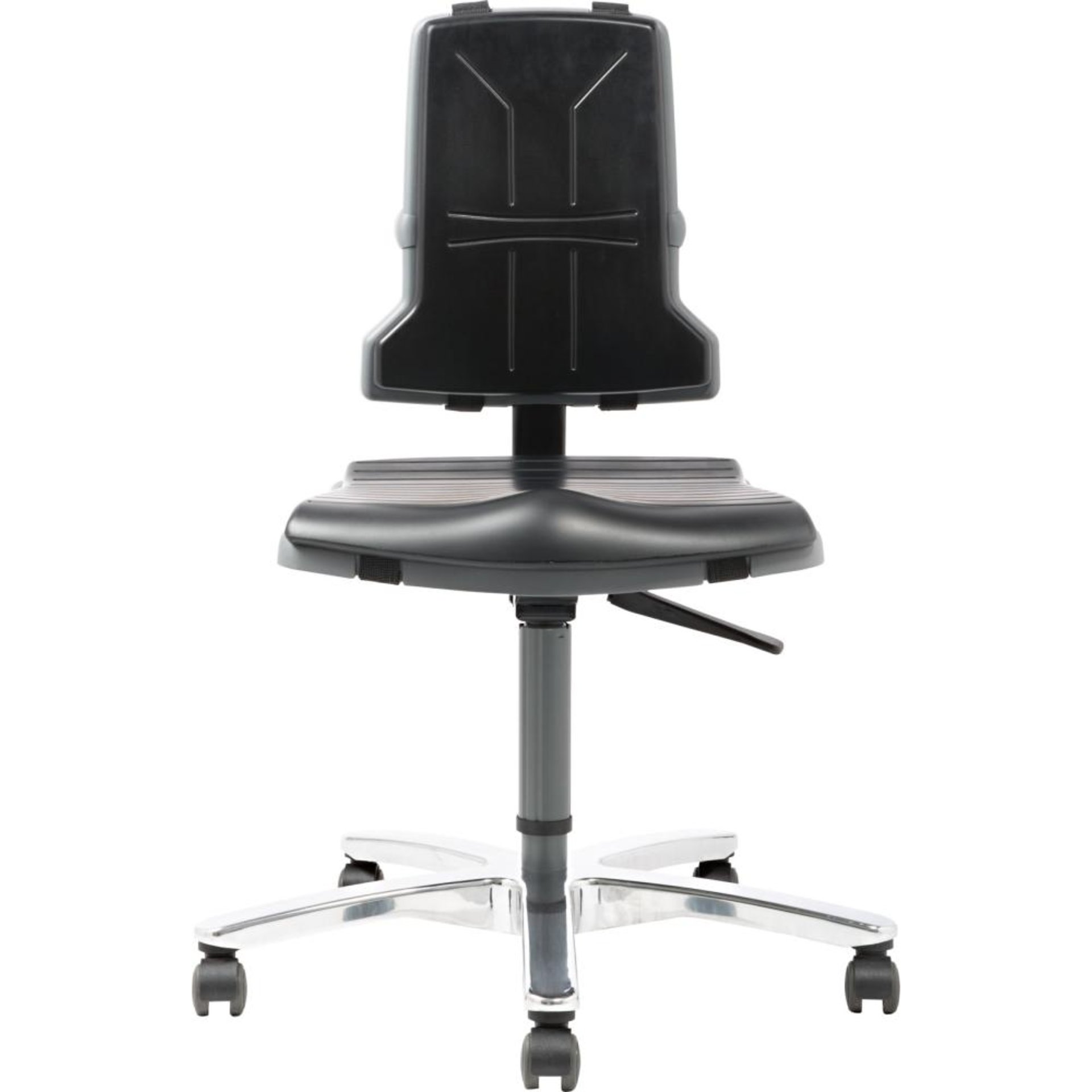 Bimos Arbeitsstuhl 9816-2000 Sintec 160 Sitzhöhe 450-600 mm mit Gleiter,PU schwarz