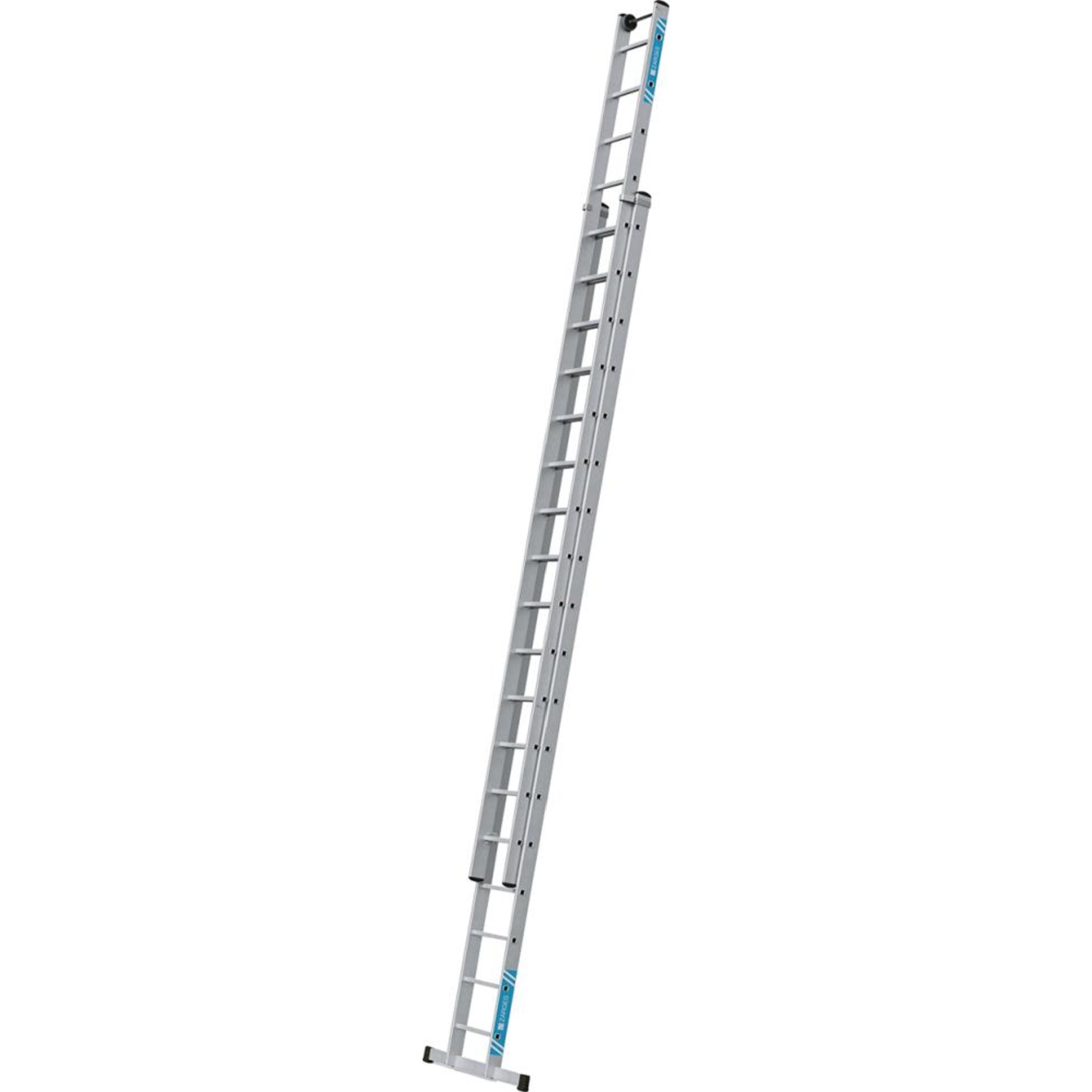 Schiebeleiter Everest 2E 2x18 Sprossen Leiterlänge max 9,13 m Arbeitshöhe 9,75 m ZARGES