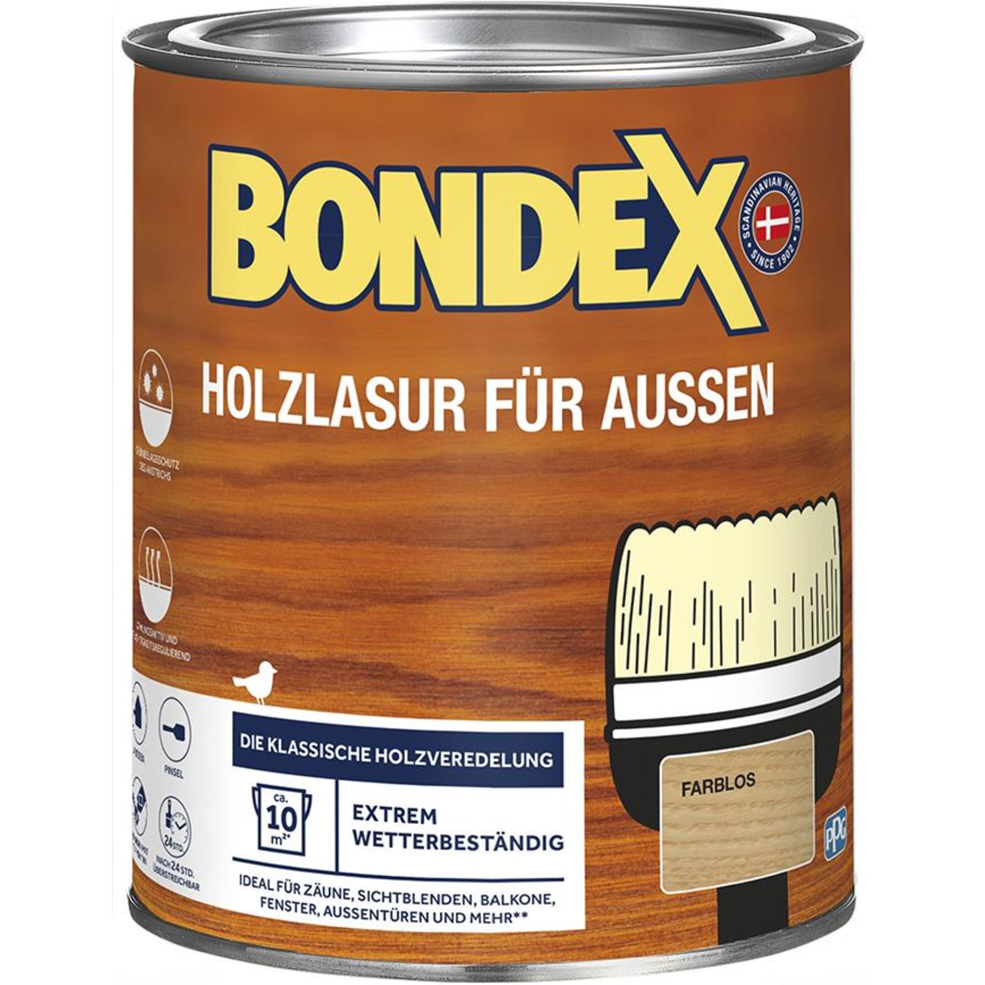 Holzlasur für Außen