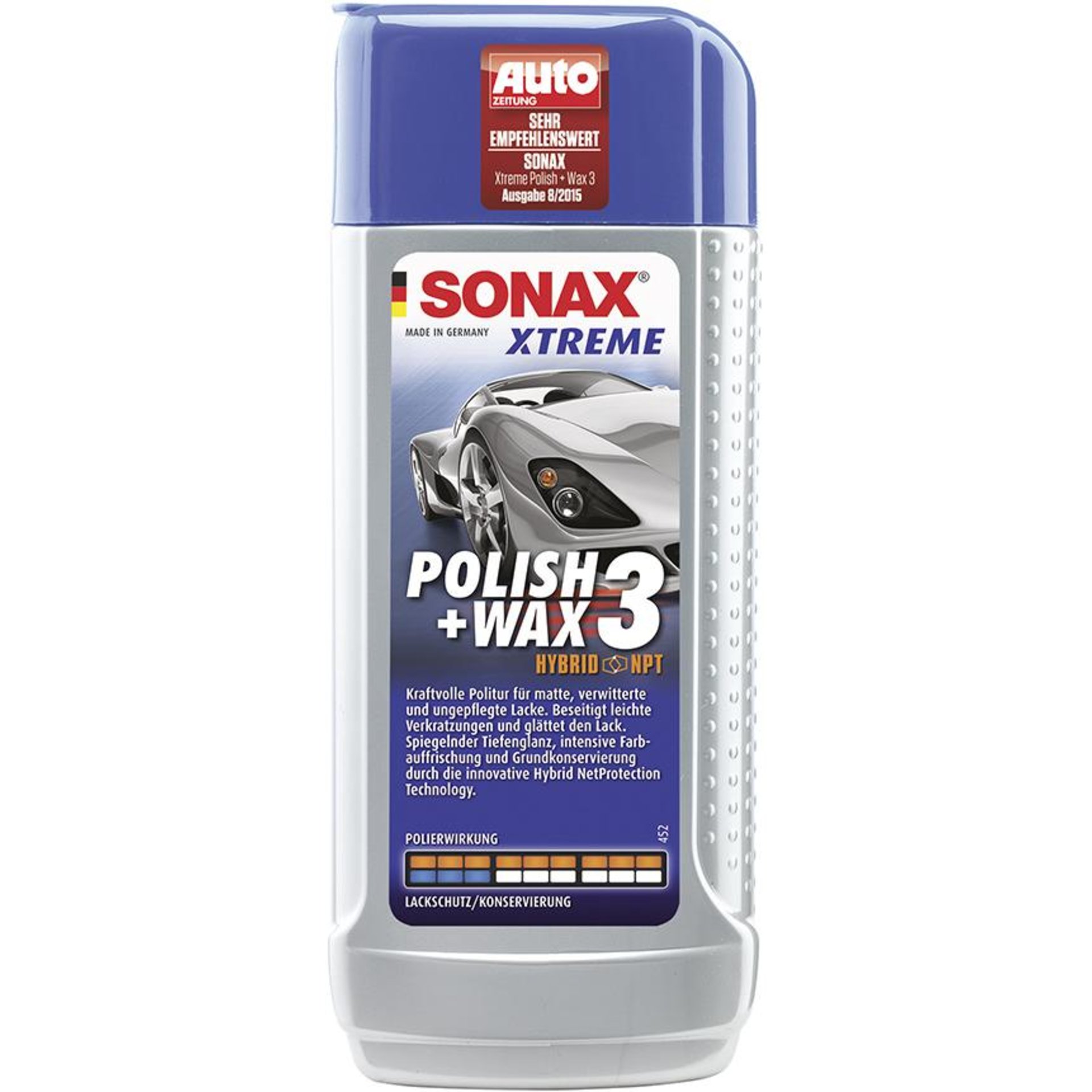 SONAX Xtreme Polish + Wax3 Hybrid NPT 250ml