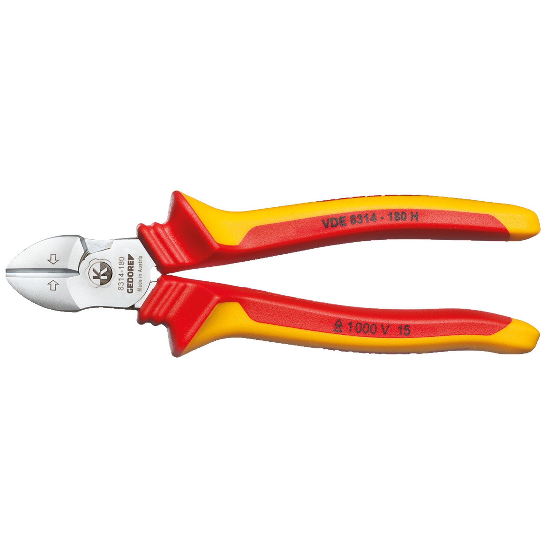 VDE 8314-180 H VDE-Kraft-Seitenschneider mit Hüllenisolierung 180 mm