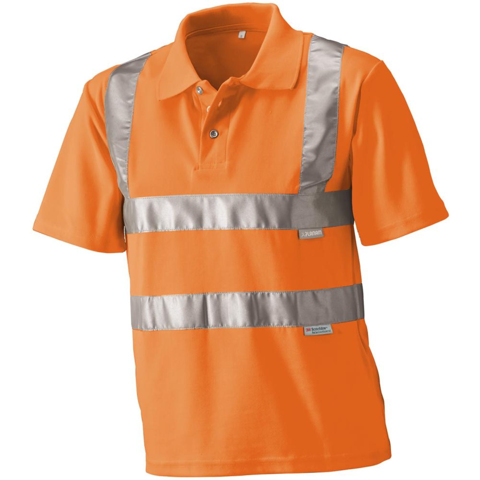 Warnschutz-Polo-Shirt uni