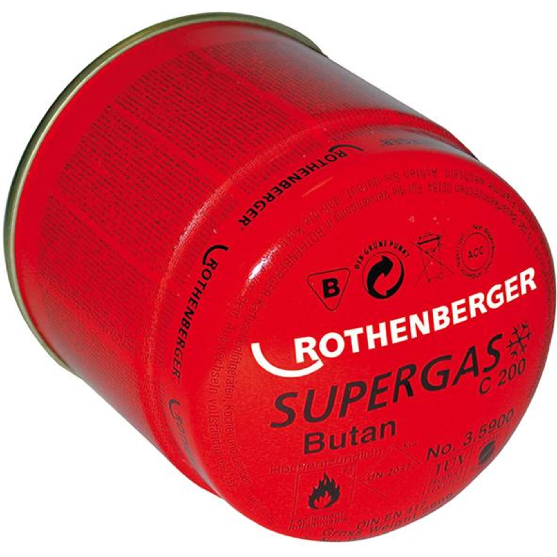 Gaskartusche C200 330ml 0-1800°C Butan-Propan-Gasmischung Rothenberger