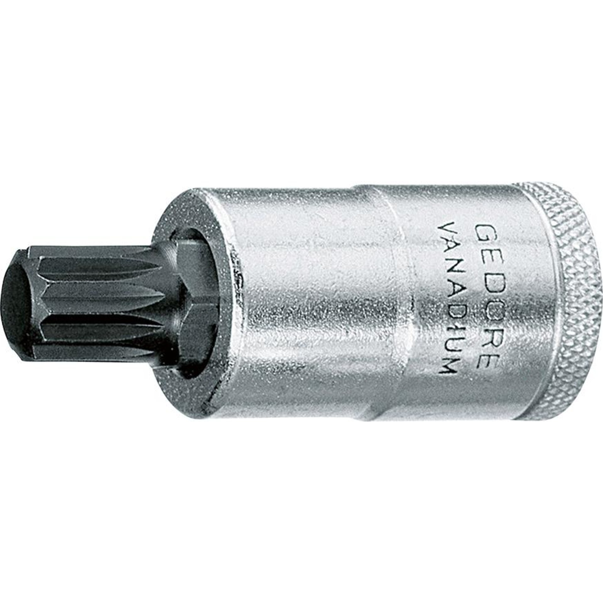 Schraubendreher-Einsatz 1/2" für Innenvielzahnschrauben XZN, kurz