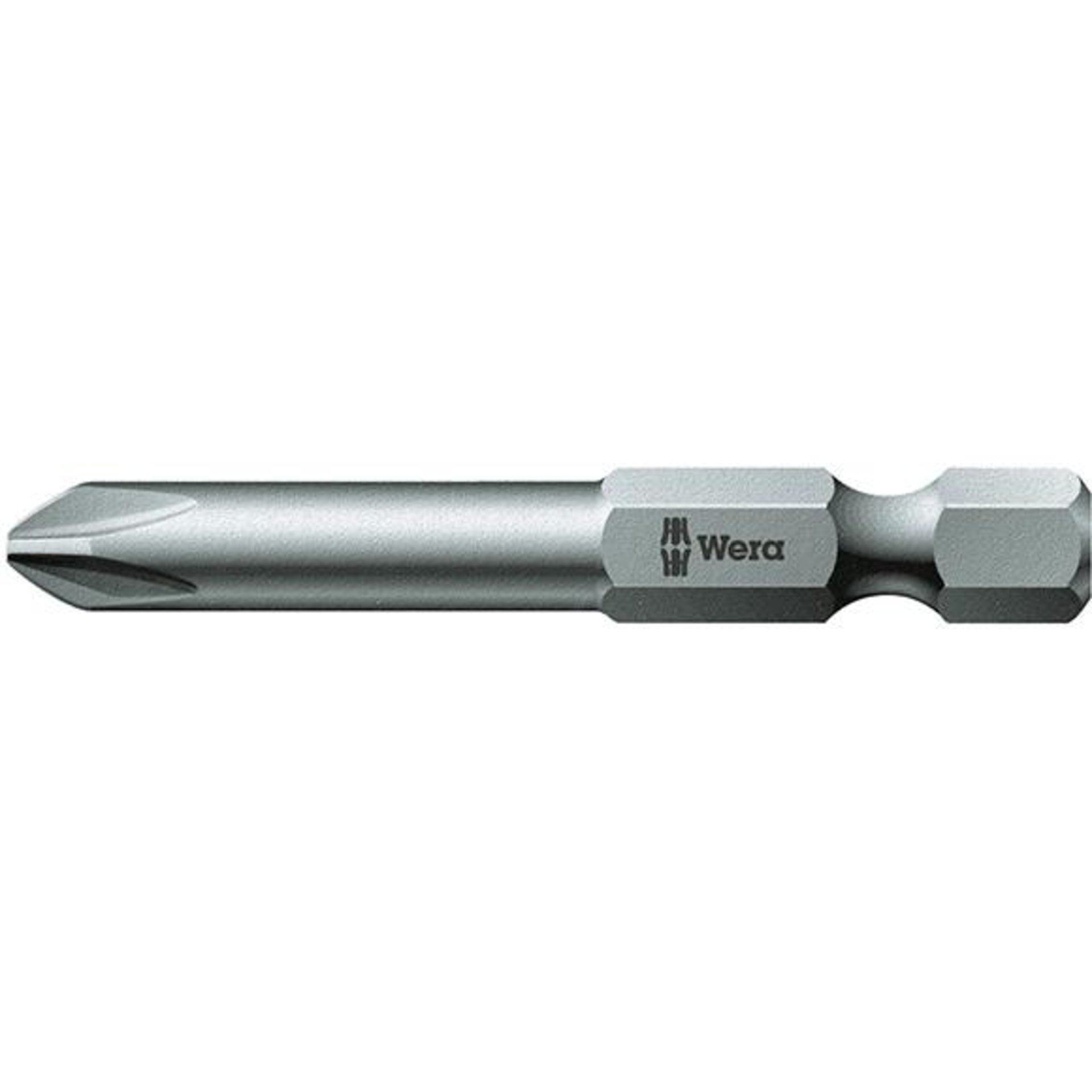 Bit für Kreuzschlitzschrauben PH 1/4" DIN 3126 E 6,3, zähhart, 70 mm lang