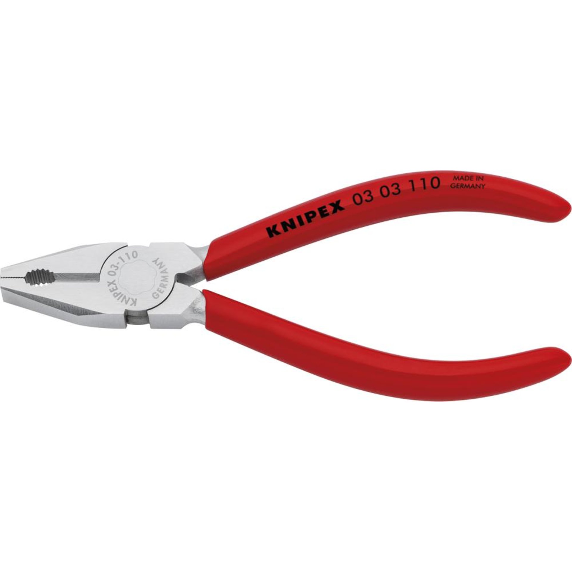 Mini-Kombizange 110mm mit Kunststoffgriffen KNIPEX
