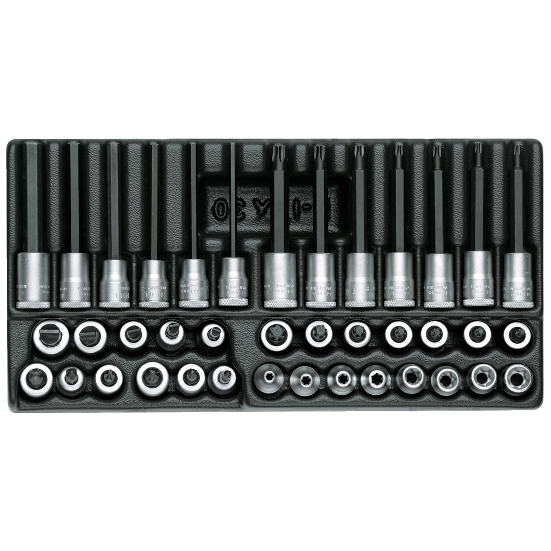 1500 ES ITX 30 Satz Schraubendrehereinsätze 3/8" in 1/3 ES-Modul