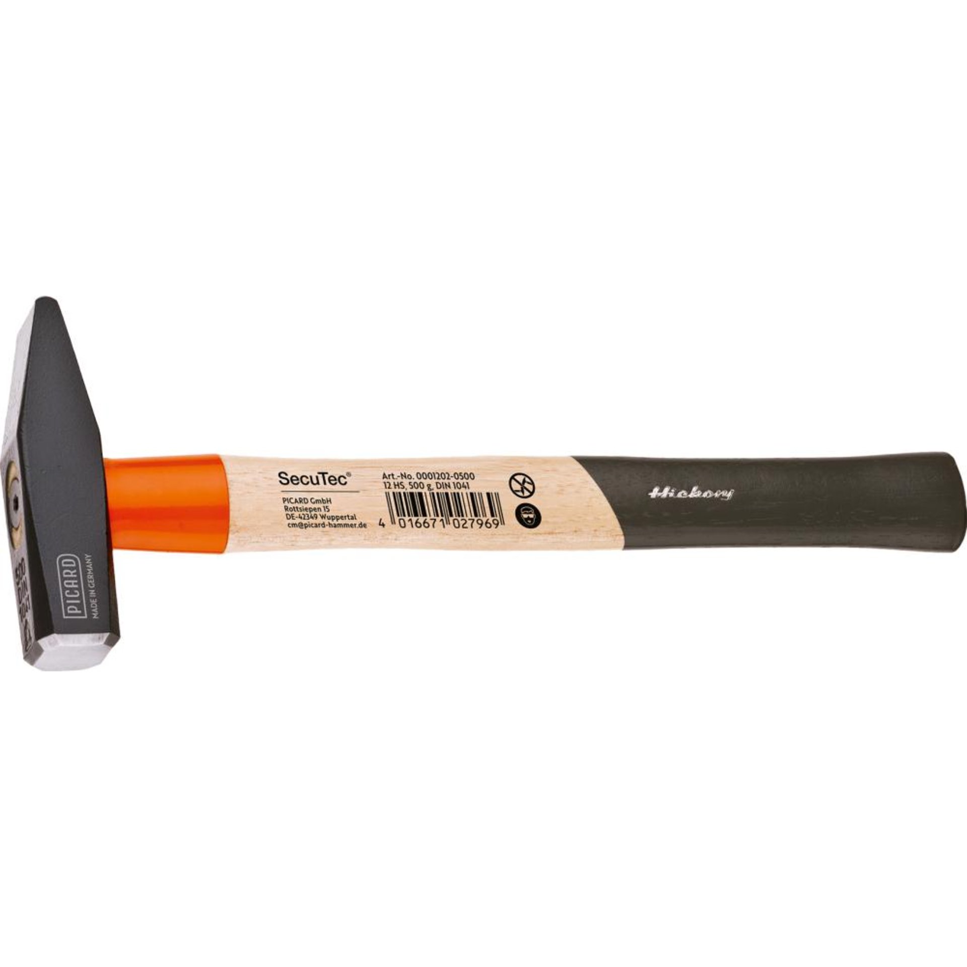 Schlosserhammer SecuTec® mit Stielschutzhülse