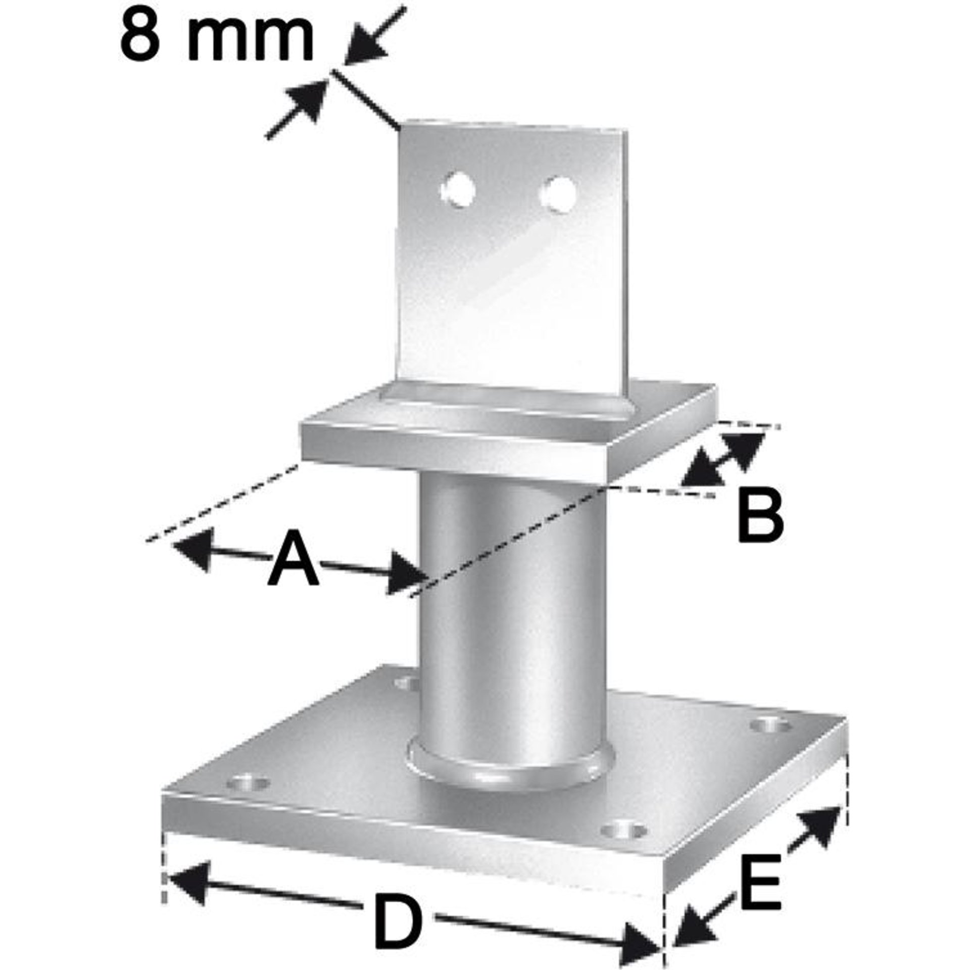 SST Stützenfuß PISBMAxIG-B SIMPSON Strong-Tie