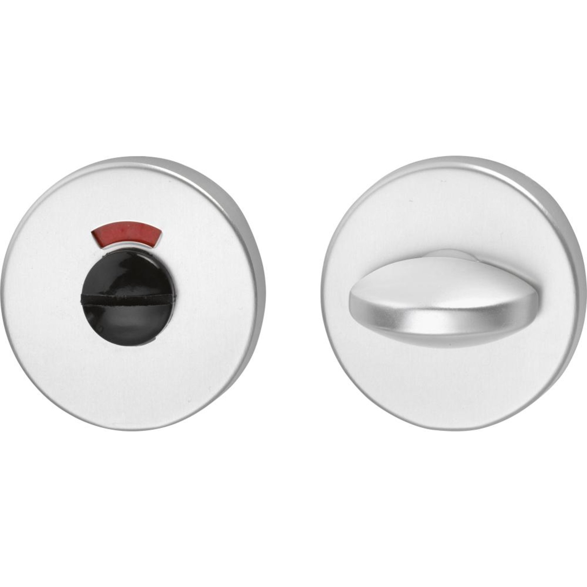 Alu-WC-Schlüsselrosettenpaar 087, F01
